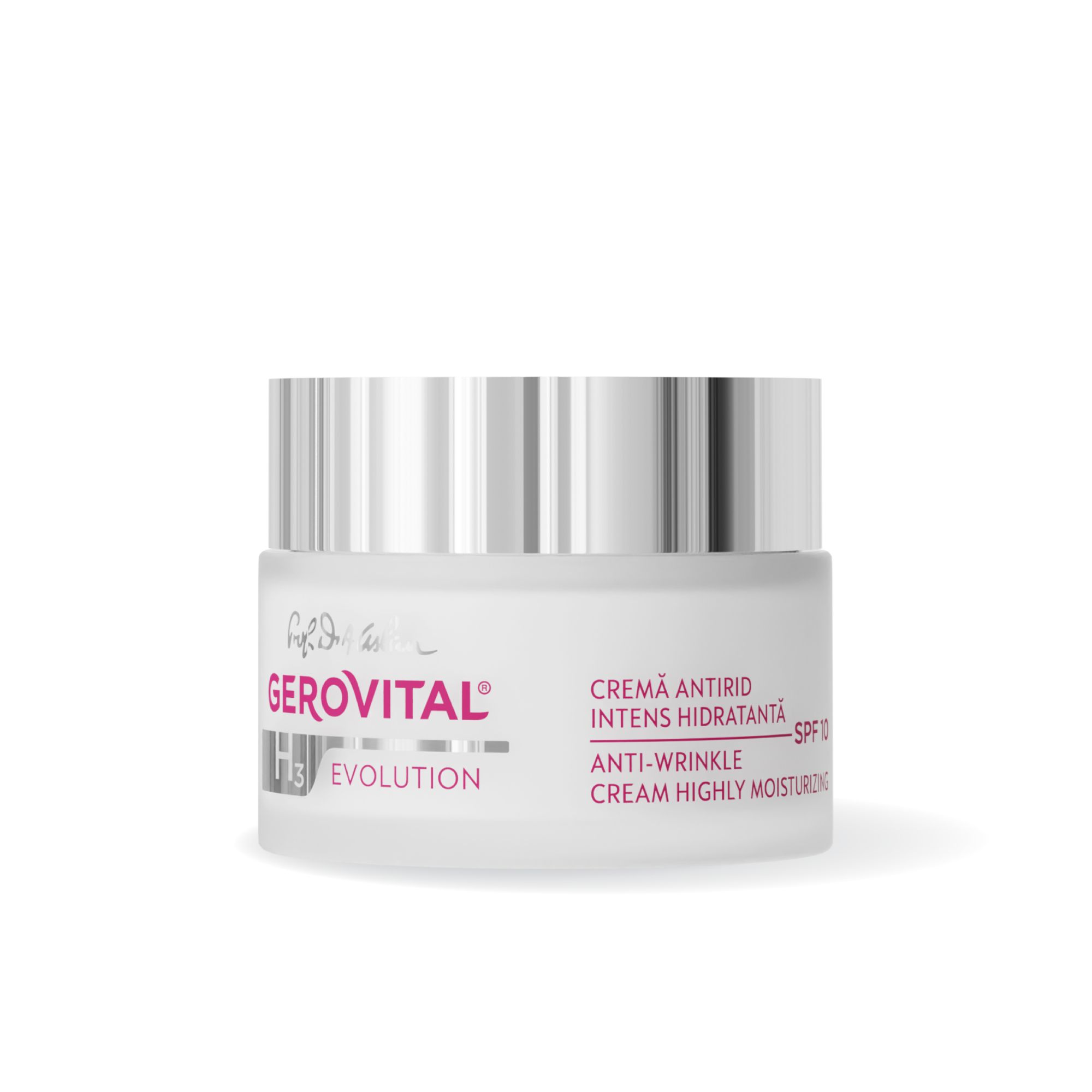 Gerovital Crema antirughe altamente idratante SPF 10