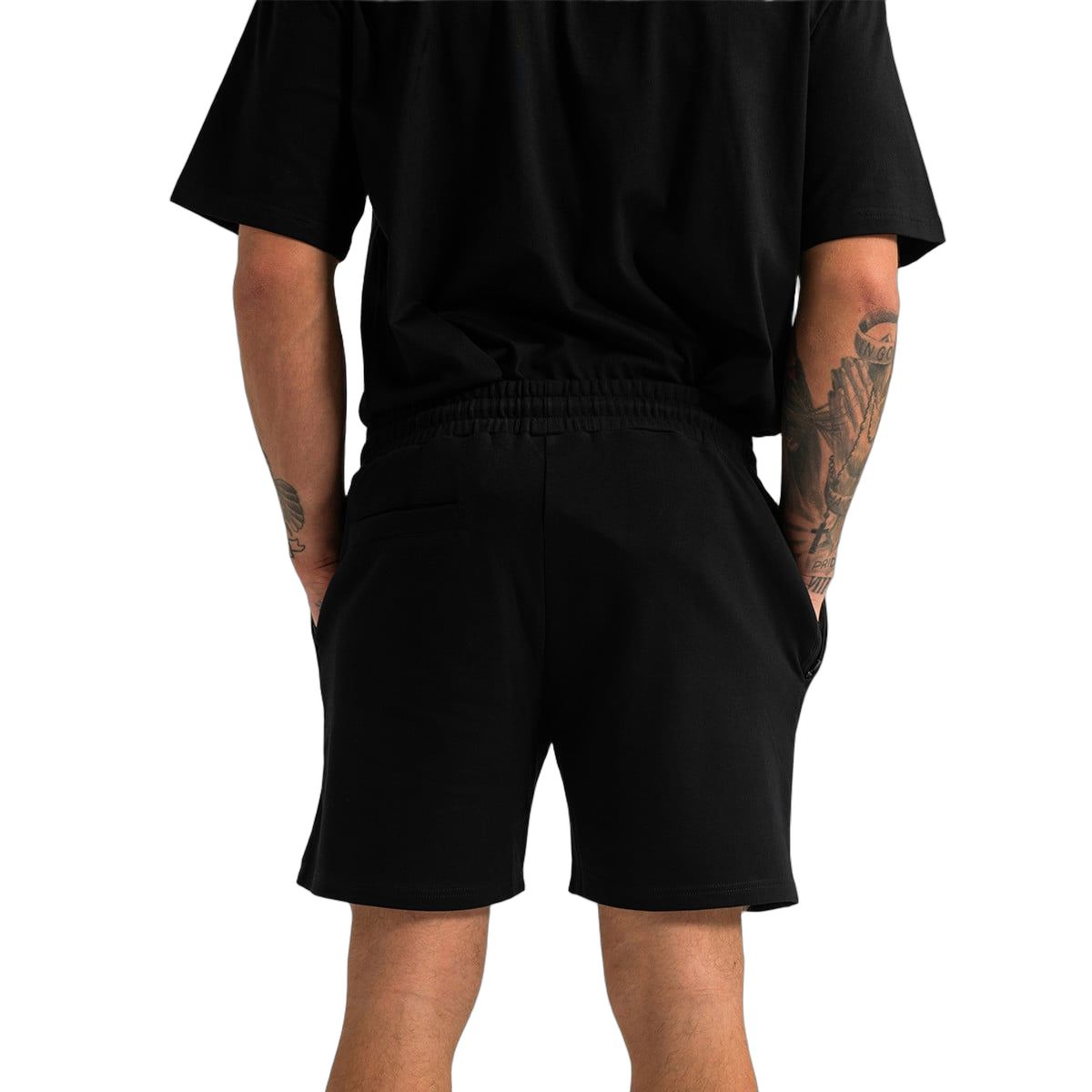 GymBeam Pantaloncini uomo regular con cordoncino Limitless Black