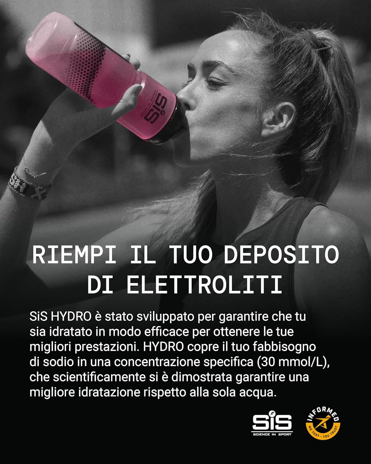 Science in Sport HYDRO Compresse Pompelmo Rosa