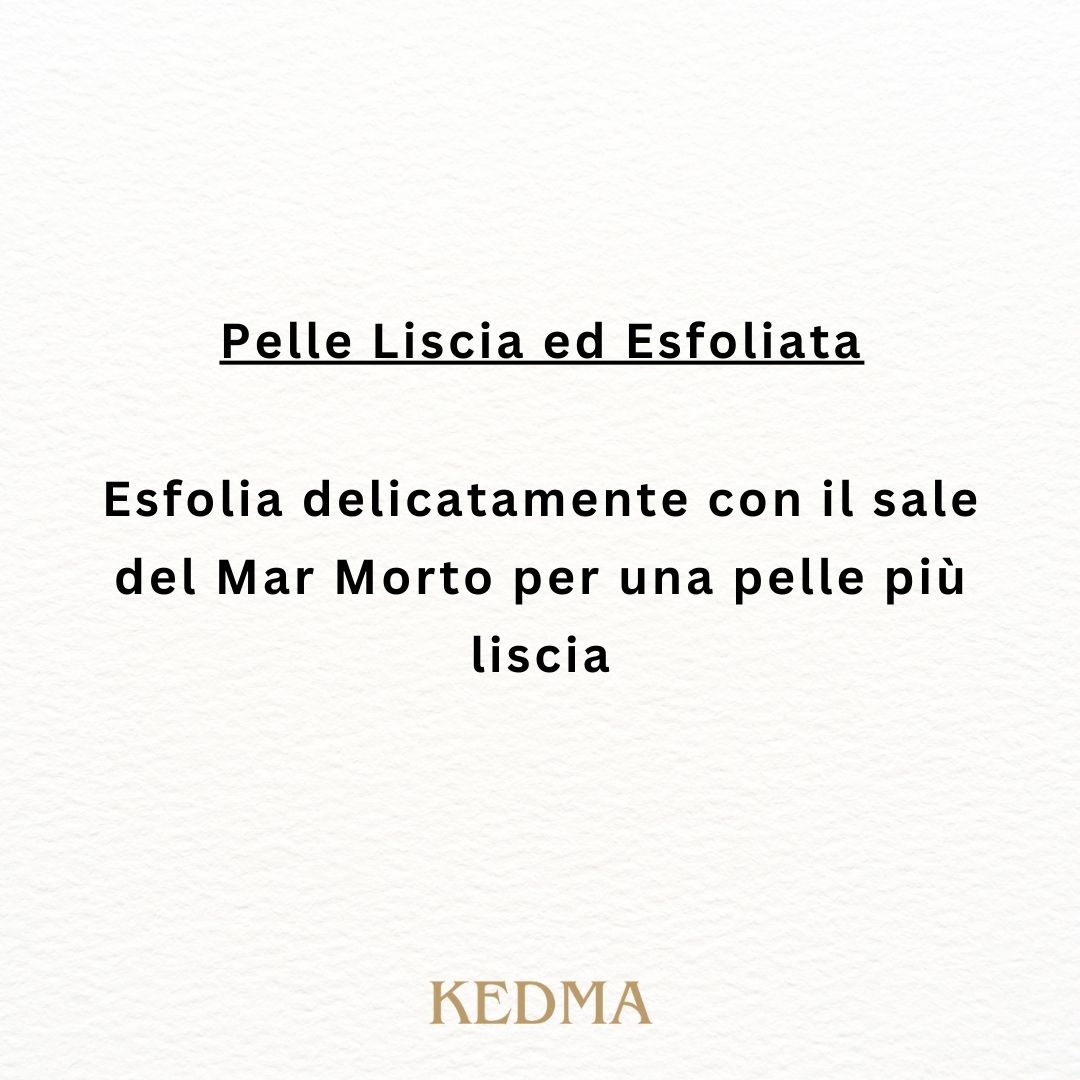 Kedma - Scrub al Sale Pure Lilac con Minerali del Mar Morto