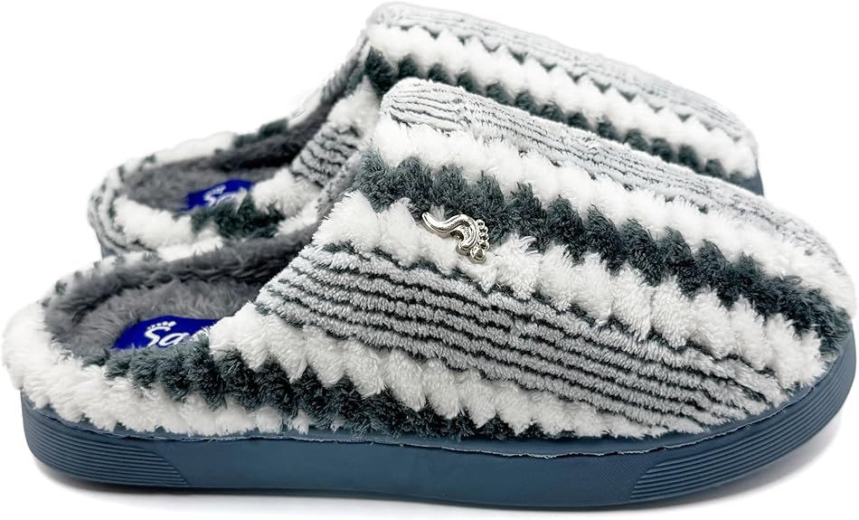 Sanì Pantofole Donna Invernali in Pelliccia con Memory Foam