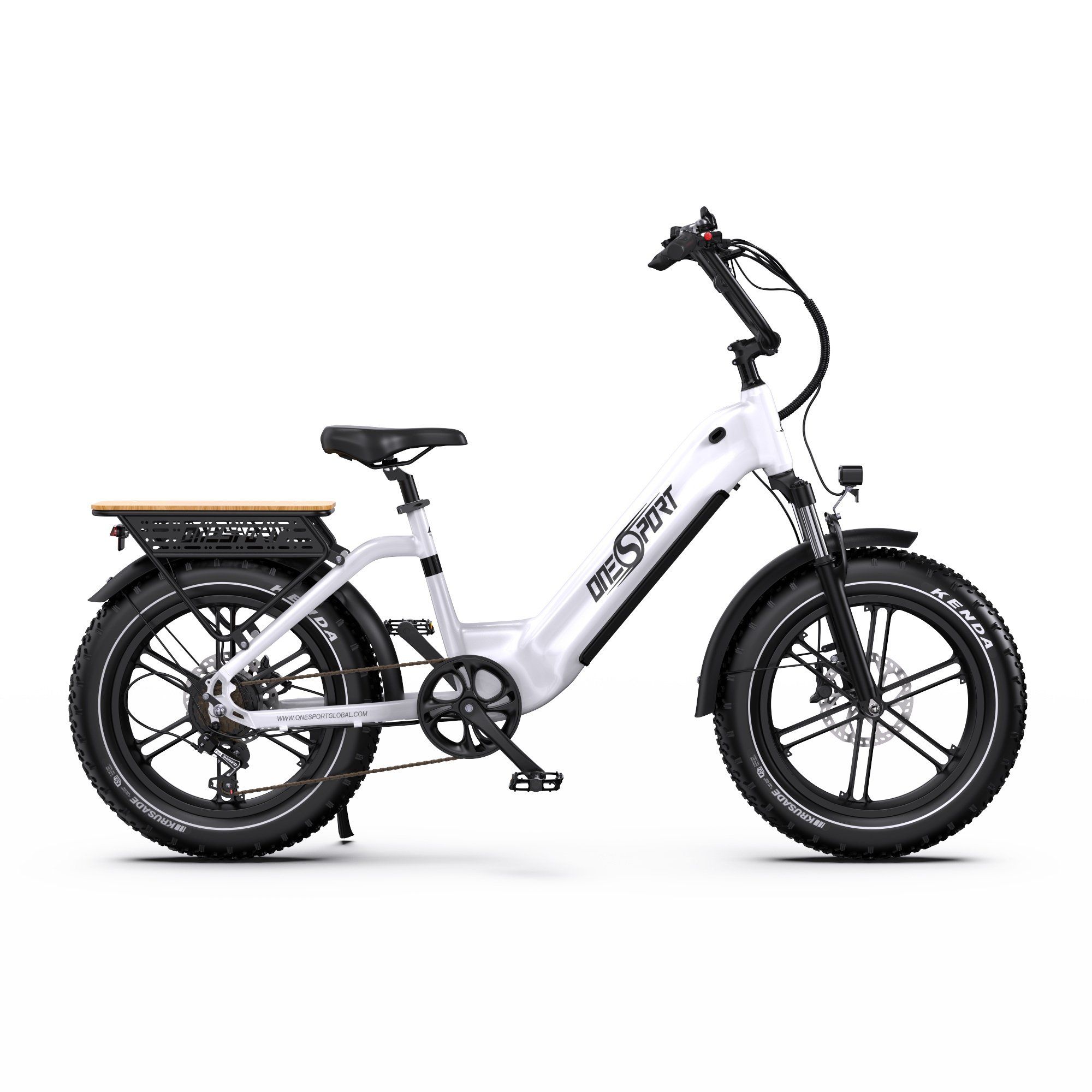 ONESPORT OT08 Bicicletta elettrica fuoristrada con motore da 500 W e batteria da 48 V 18 Ah
