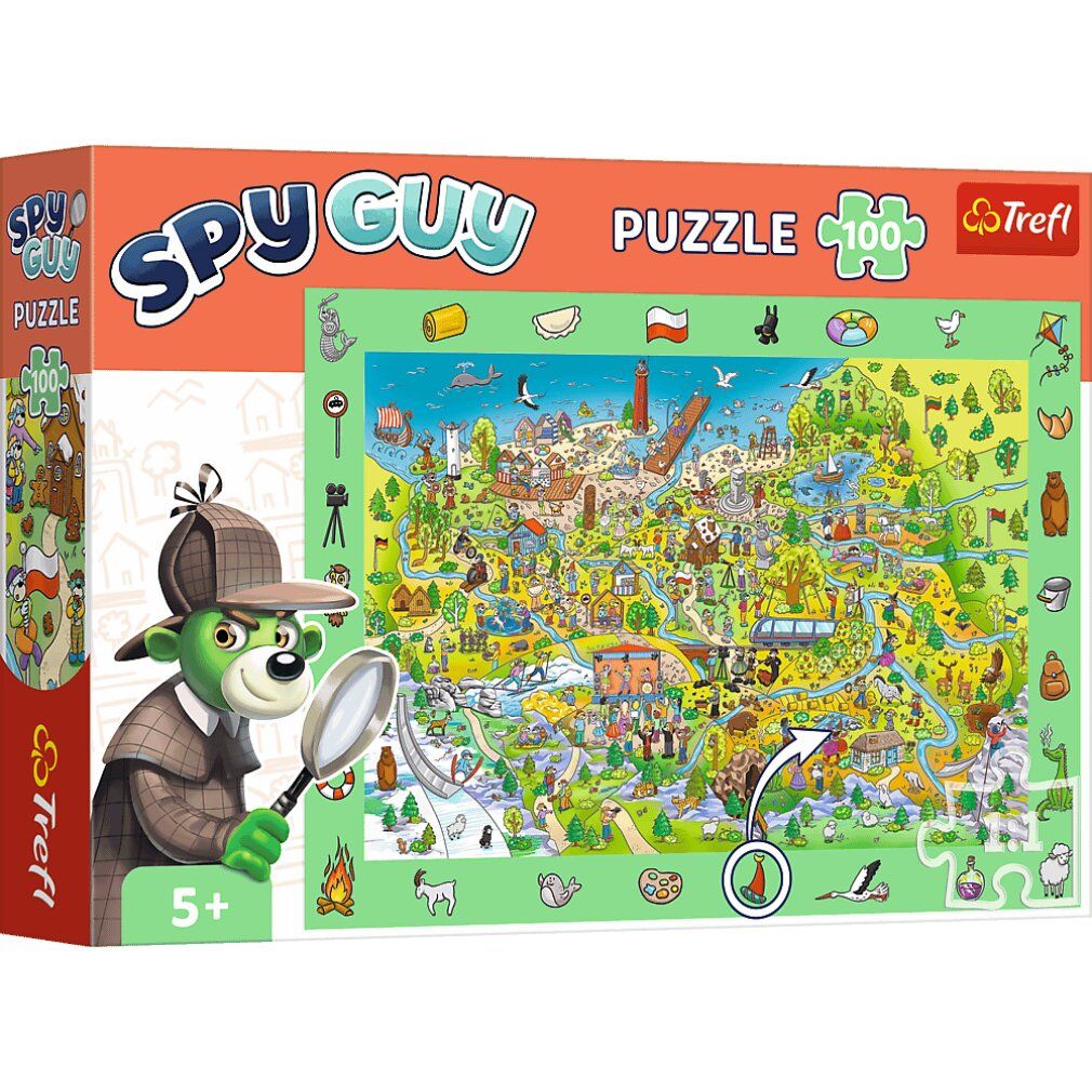 Puzzle trefl con ricerca immagini Spy Guy: Polonia 100 pezzi