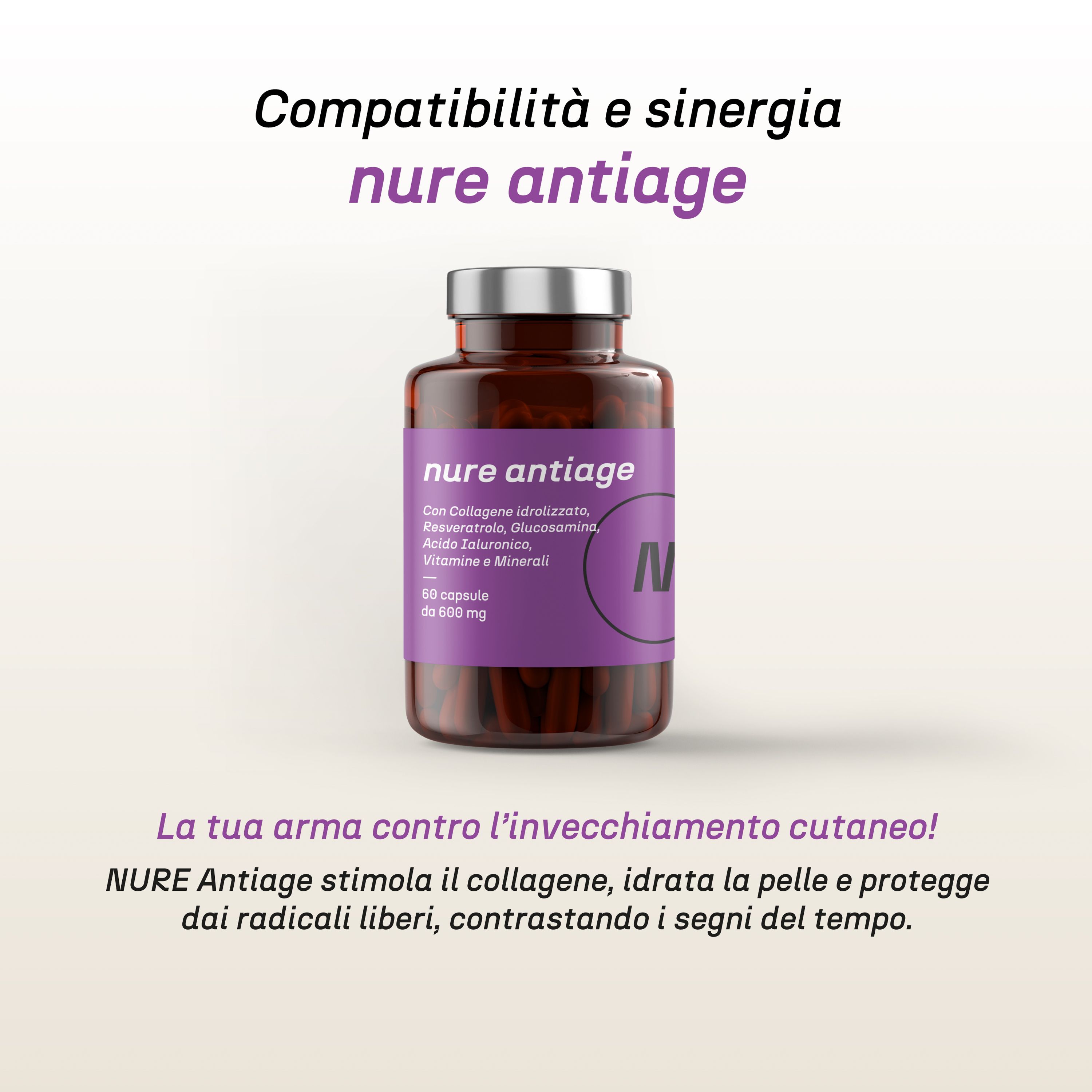 NURE PMS Support 60 cps da 630 mg | Integratore ideale per contrastare la sindrome premestruale