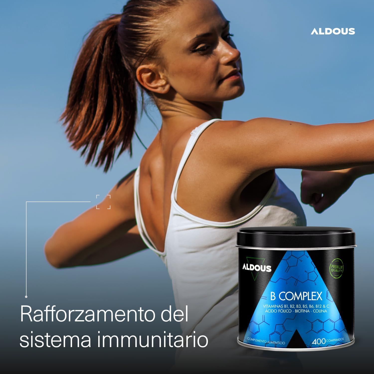 Aldous Compresse di Complesso di Vitamine B con Vitamina C