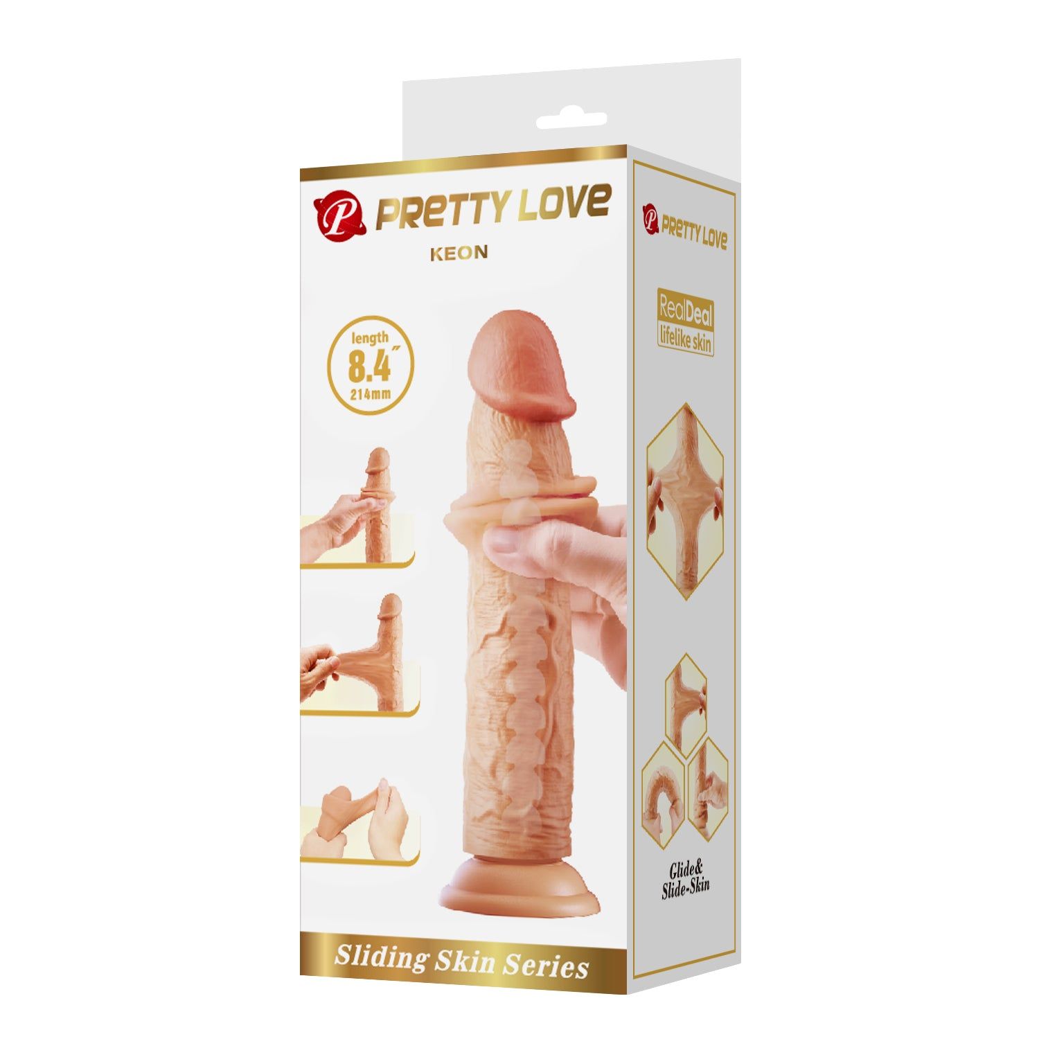 Dildo Realistico Keon 21,4 cm