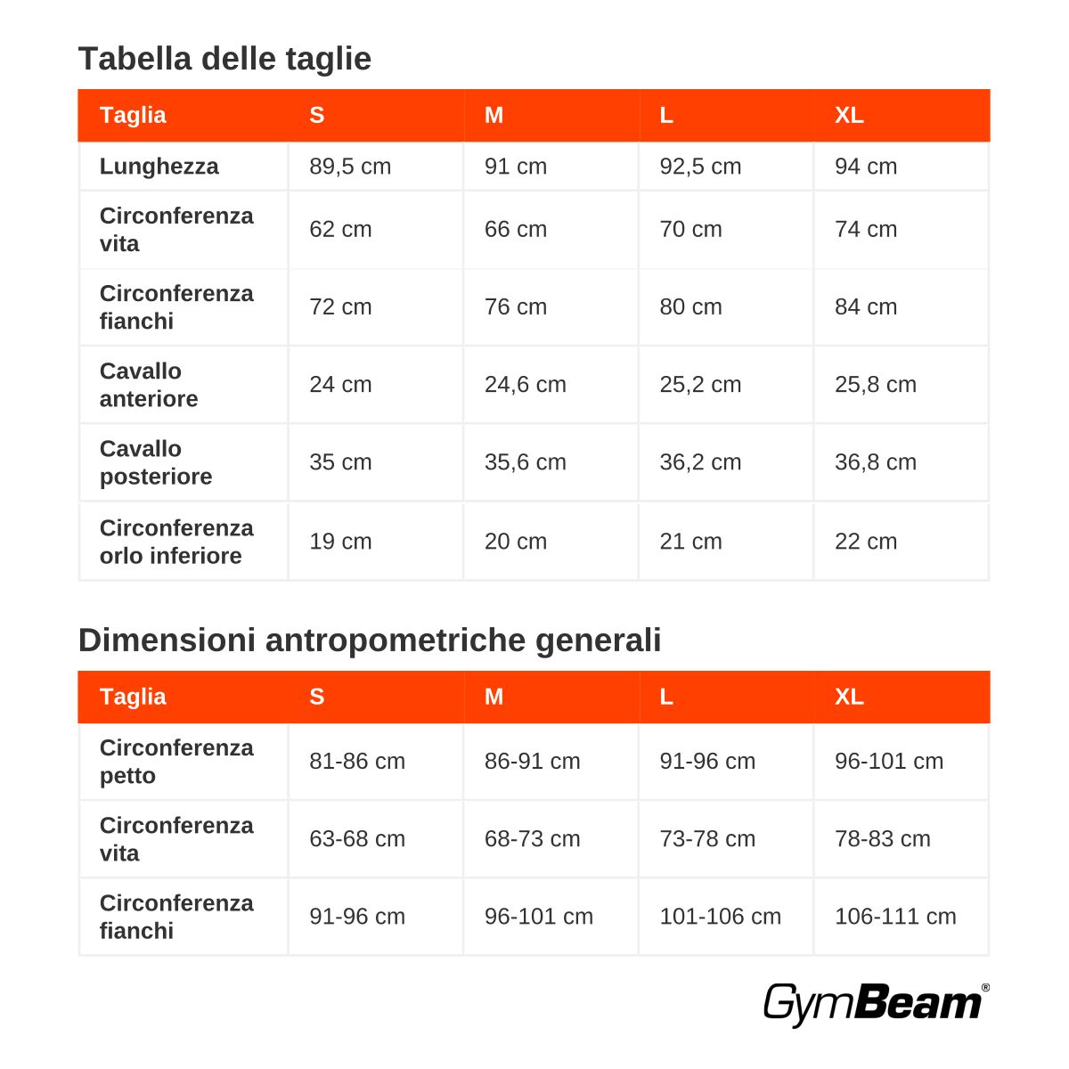 GymBeam Leggings donna Simple in polyester ed elastane neri