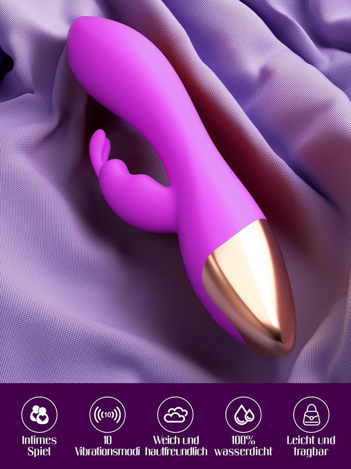 HIVEFUN Vibratore punto G viola