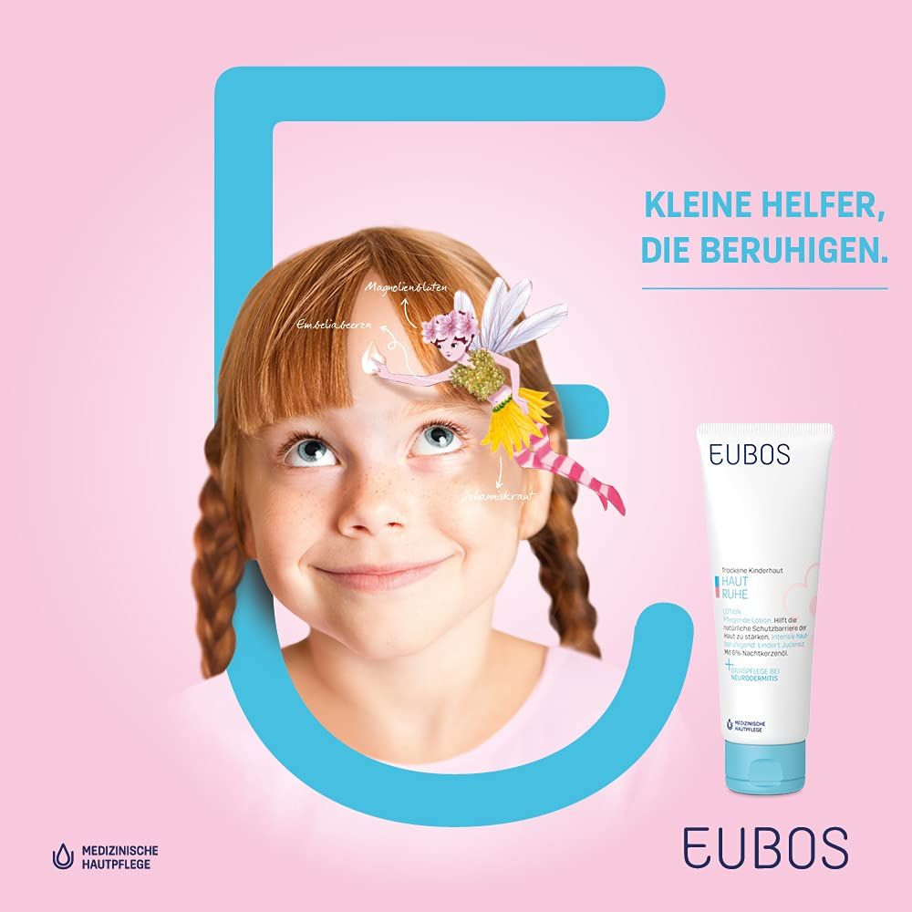 Eubos HAUT RUHE lozione per il corpo per la pelle sensibile e secca dei bambini