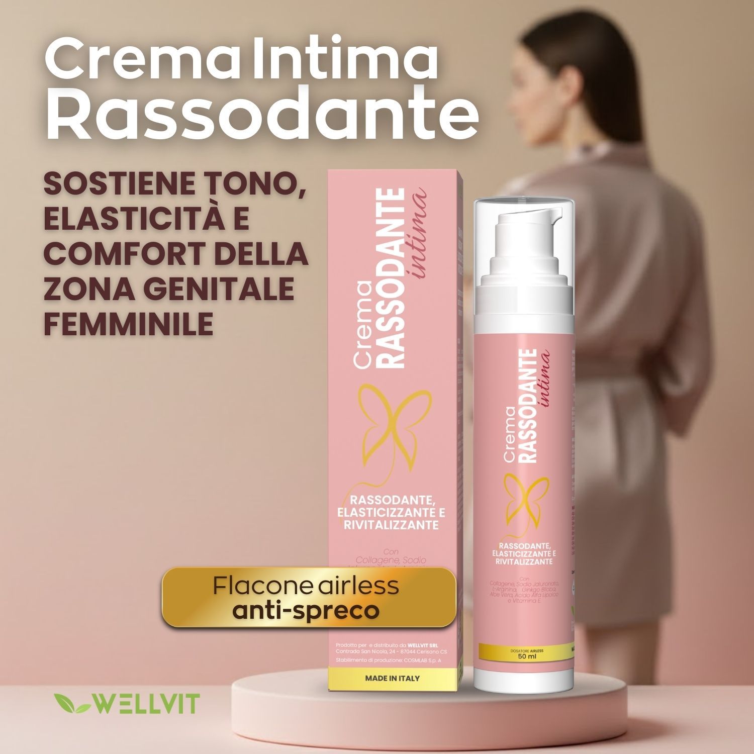 Wellvit | Crema Rassodante Intima Femminile