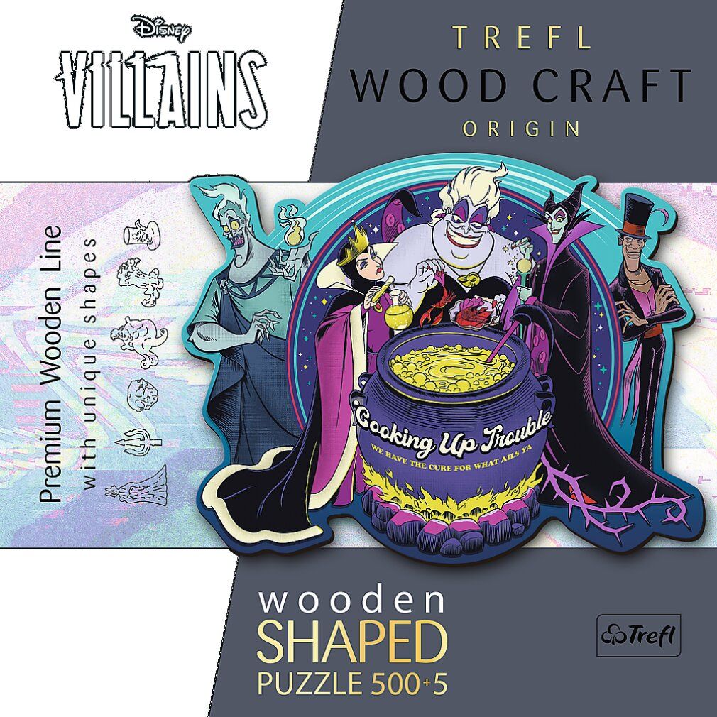 trefl Wood Craft Origin Puzzle Villains: Forging Cucumbers 505 pezzi