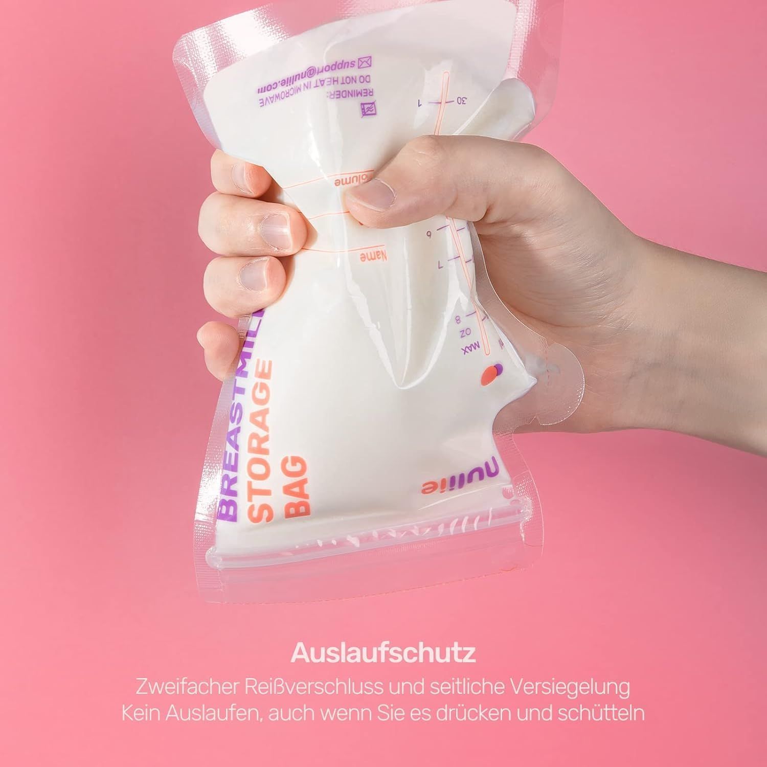 Nuliie 50 Sacchetti per Latte Materno