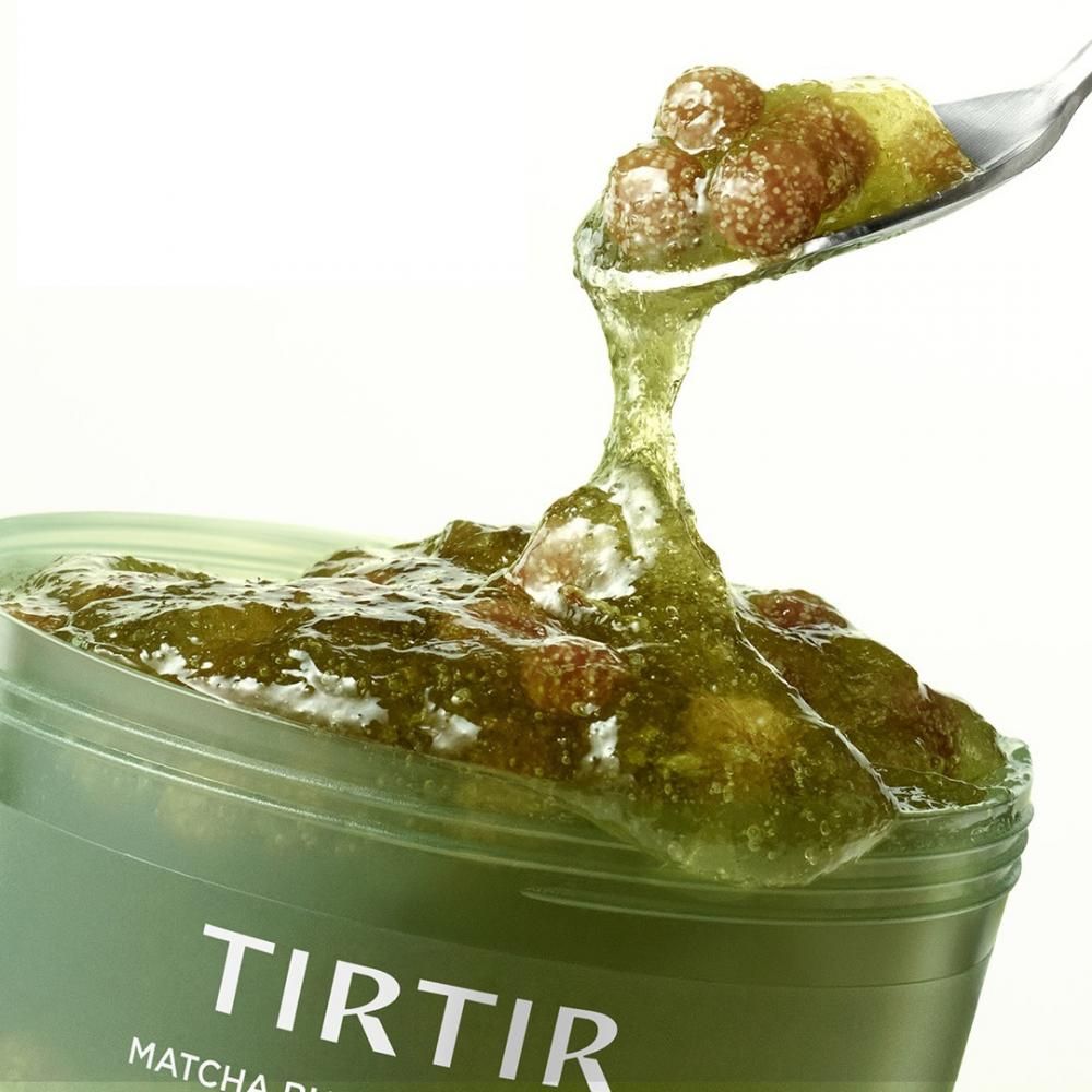 TIRTIR Matcha Bubble Tea Peeling – esfoliazione delicata con matcha e konjac