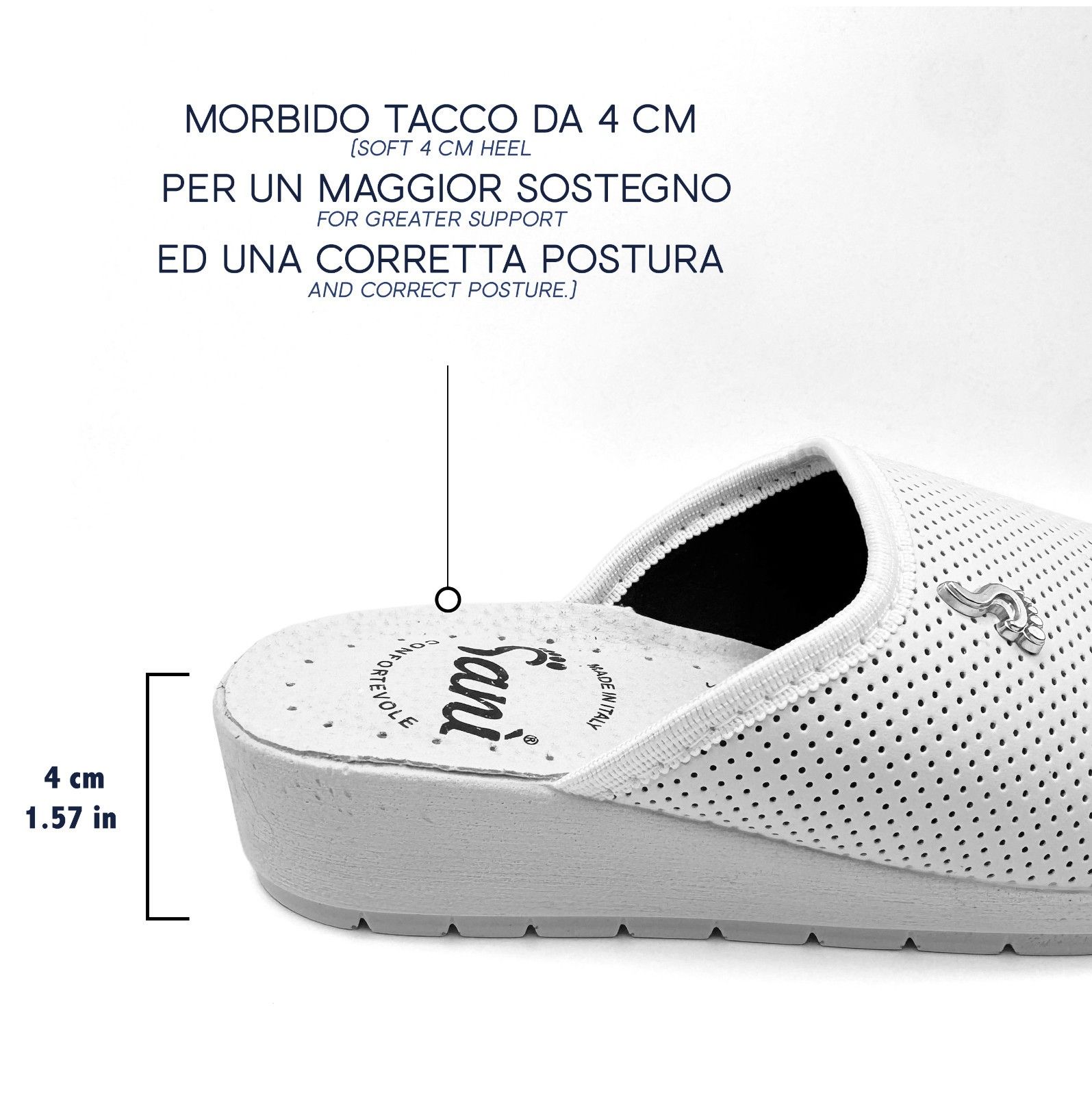 Ciabatte Sanitarie da Donna Pantofole con Tomaia Microforata FF