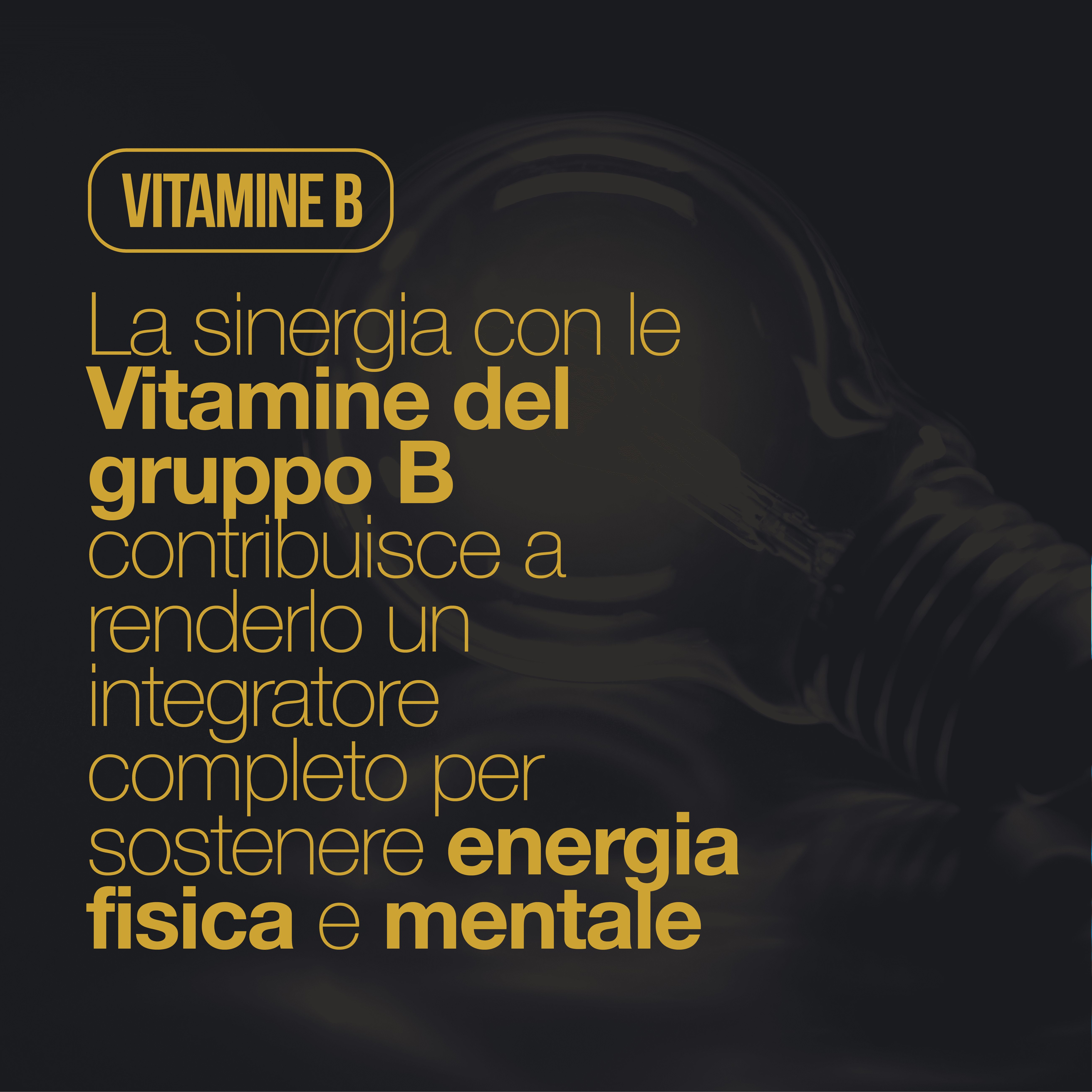 MAGNESIO BISGLICINATO (Fornitura Fino a 4 Mesi), Magnesio Completo 120 Capsule con Vitamine B5, B6|