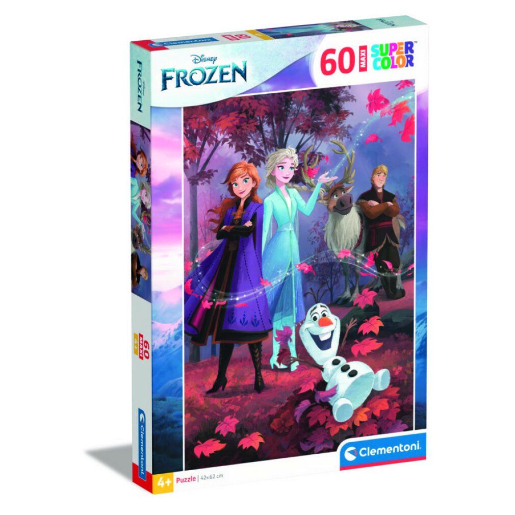 clementoni Puzzle del Regno di Ghiaccio 2 maxi 60 pezzi