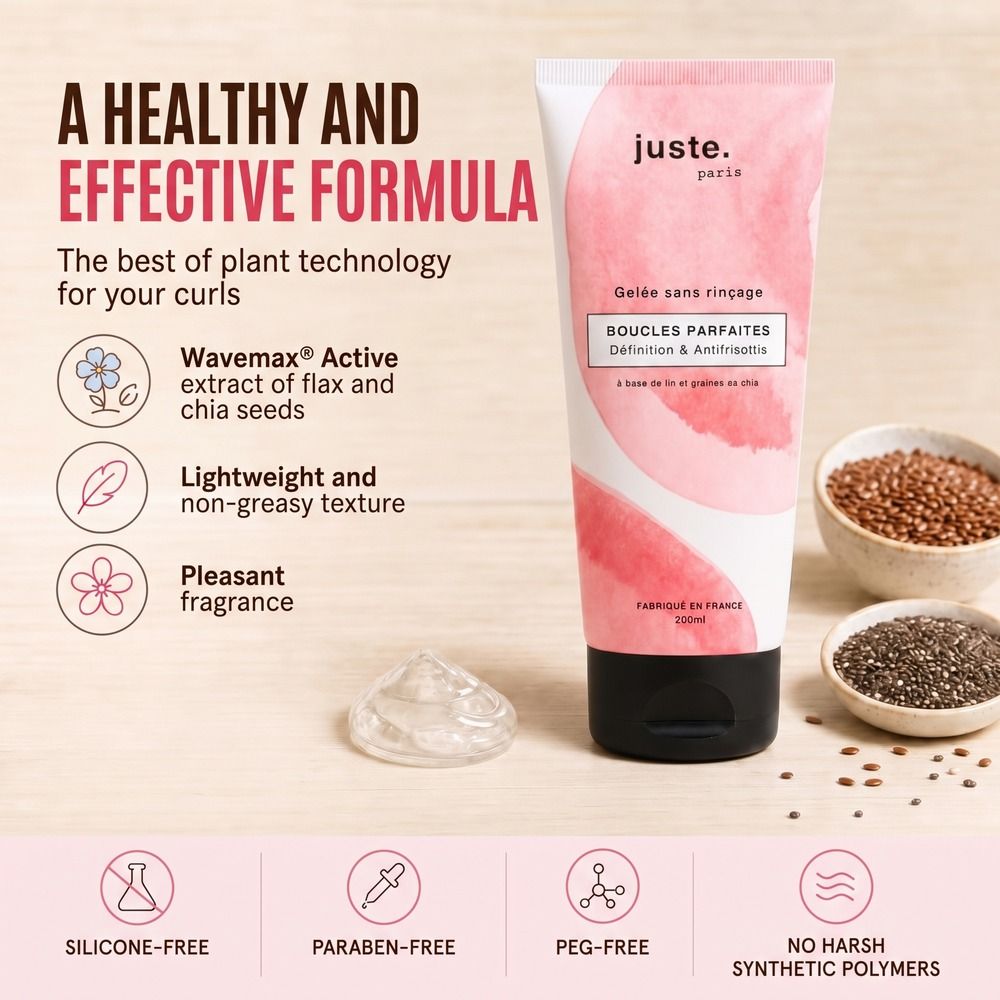 Gel per ricci senza risciacquo Juste. Paris per ricci definiti, 200ml.