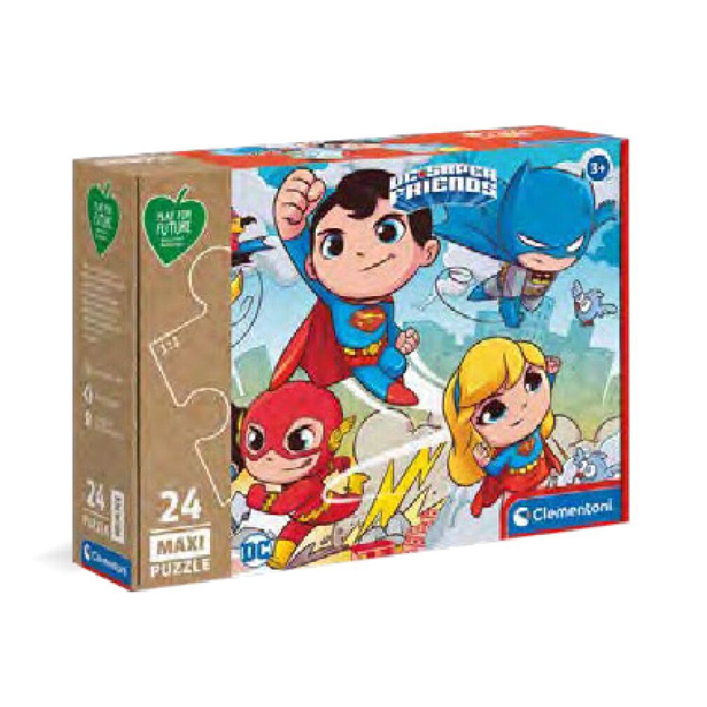 clementoni Play For Future Puzzle dc Super Friends maxi 24 pezzi