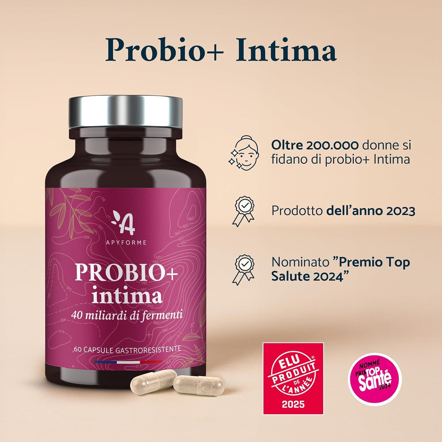 Apyforme Probio+ Intima Ceppi Batterici per Donne