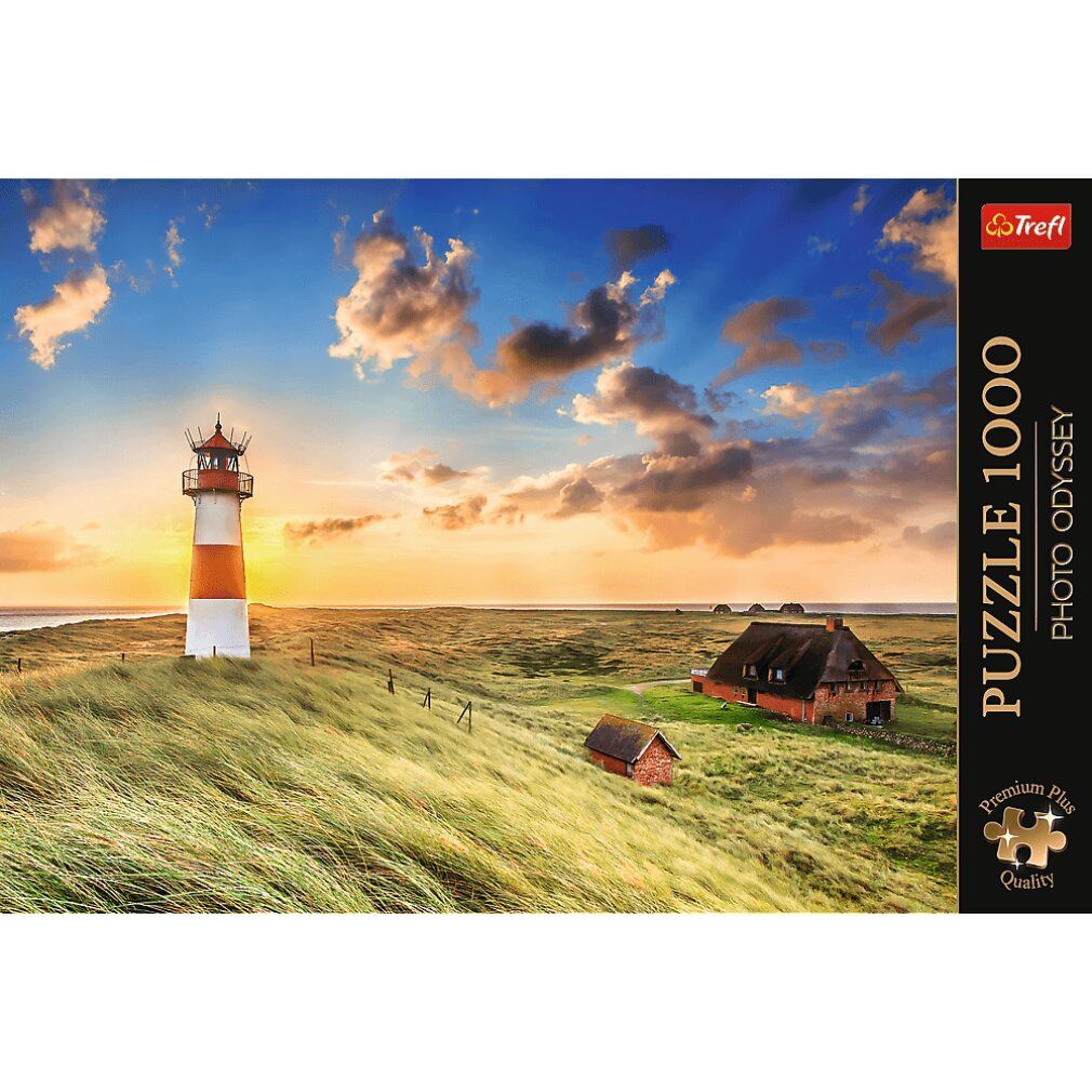 trefl Puzzle Premium Plus Odissea fotografica: Faro a est di Sylt 1000 pezzi