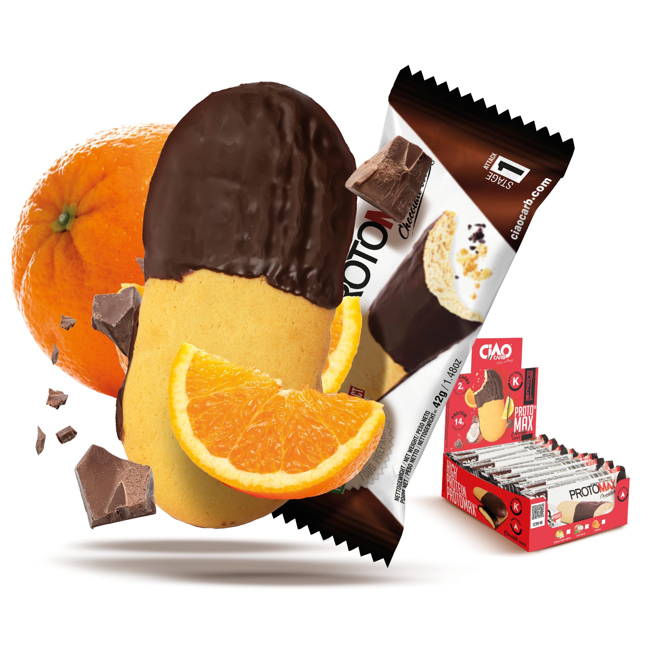 CIAOCARB   Oranchoc Arancia   Protein Line