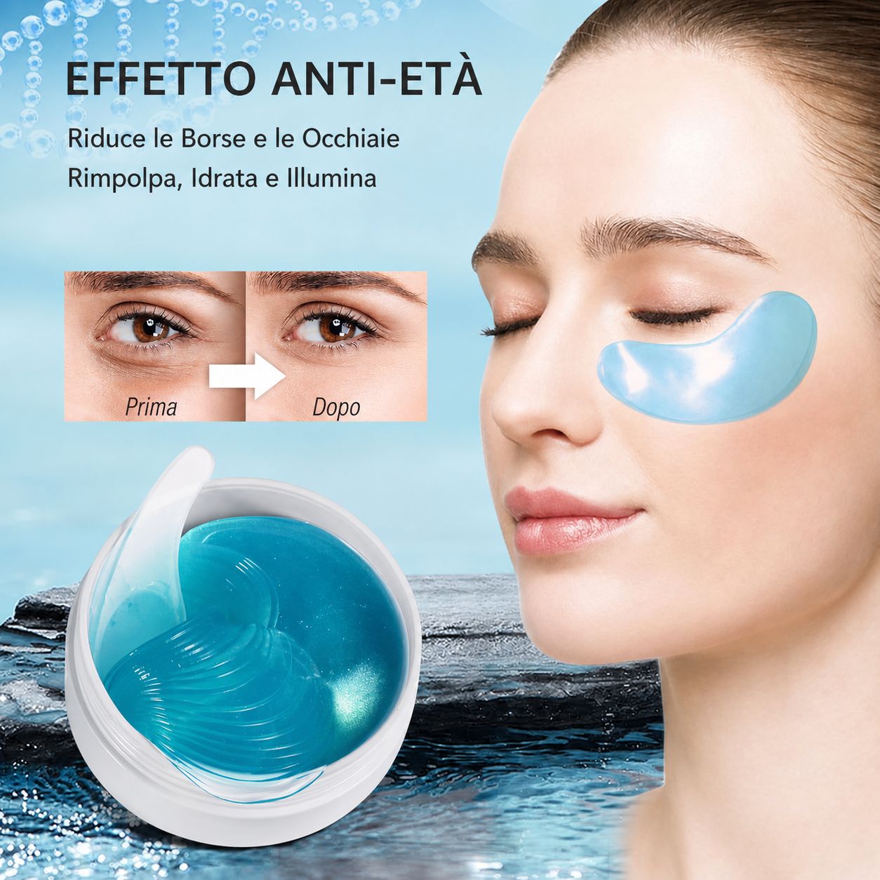 Abodiuss patch occhi al collagene