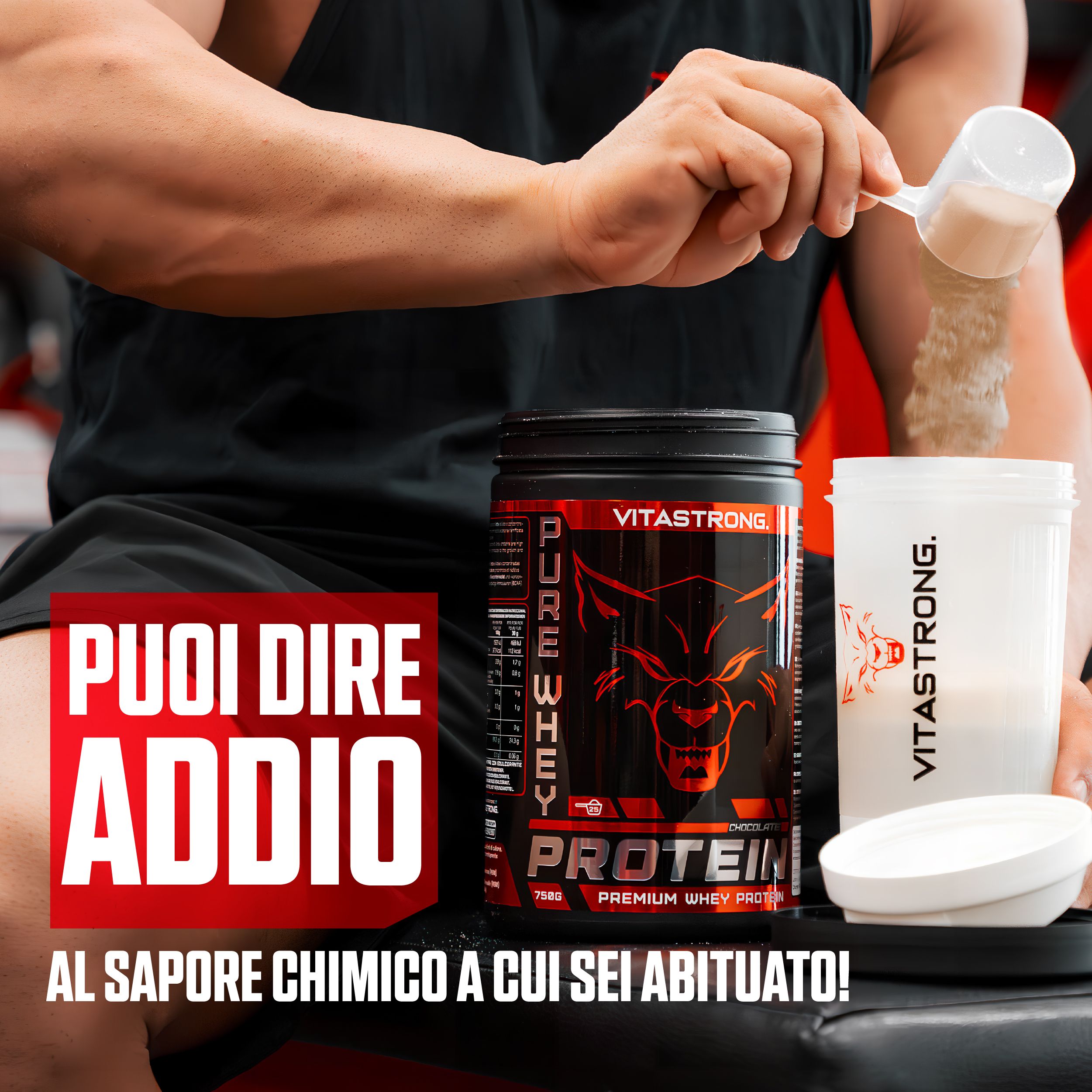 Vitastrong Pure Whey Protein - Cioccolato