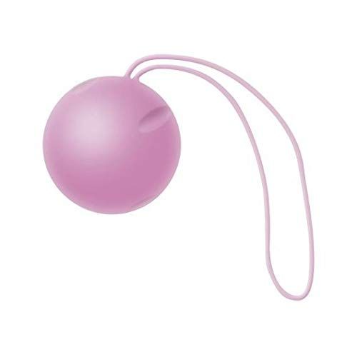 Joyballs Trend rosa singolo in lilla tenue con due cordini, isolato.