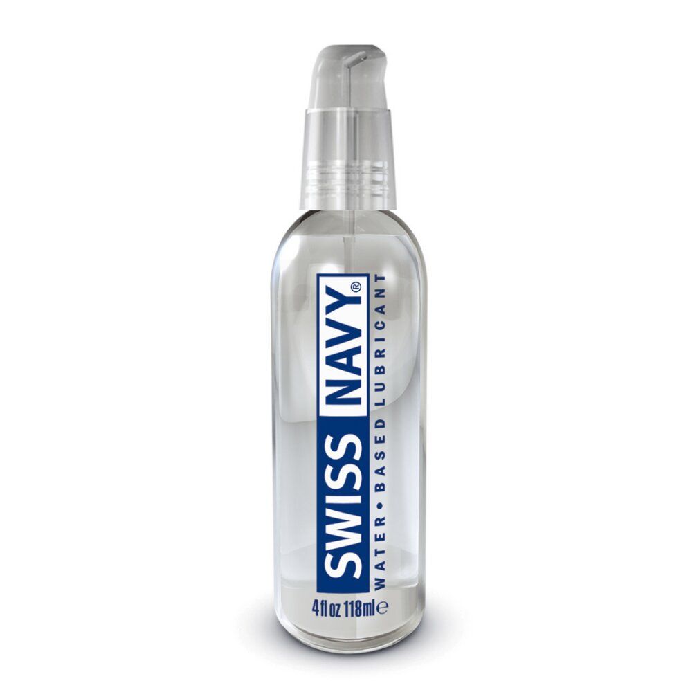 Flacone con erogatore a pompa, lubrificante a base d'acqua Swiss Navy, 118 ml.