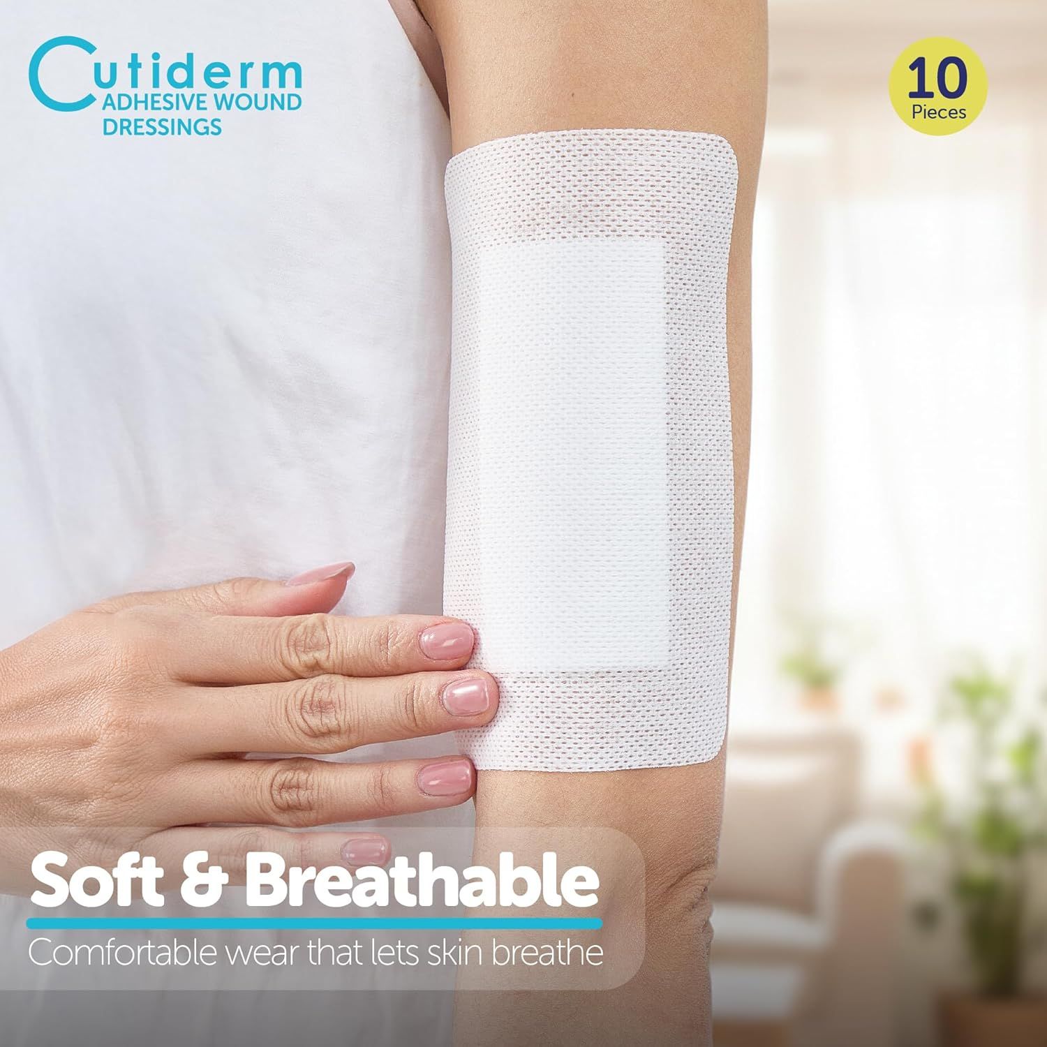 Bendaggio autoadesivo per ferite 10 x 15 cm Cutiderm