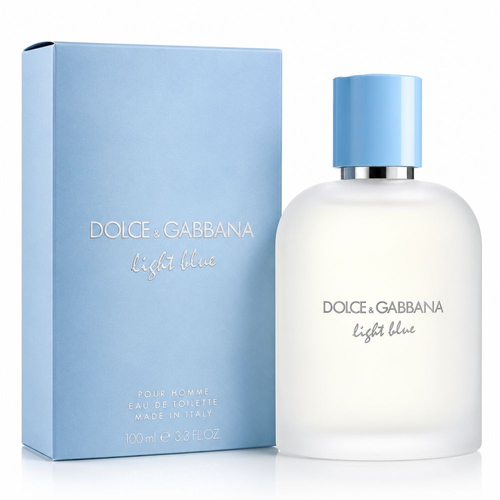 Flacone e confezione Dolce & Gabbana Light Blue Pour Homme Eau de Toilette.