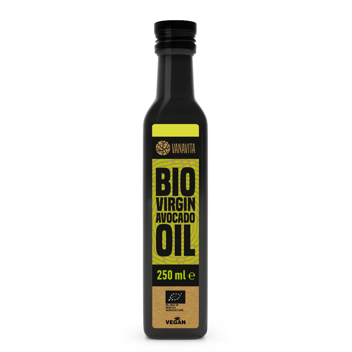 GymBeam Olio di Avocado Vergine BIO spremuto a freddo liquido