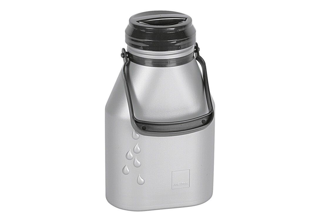 Lattiera METROX a tenuta stagna da 2 litri, argento