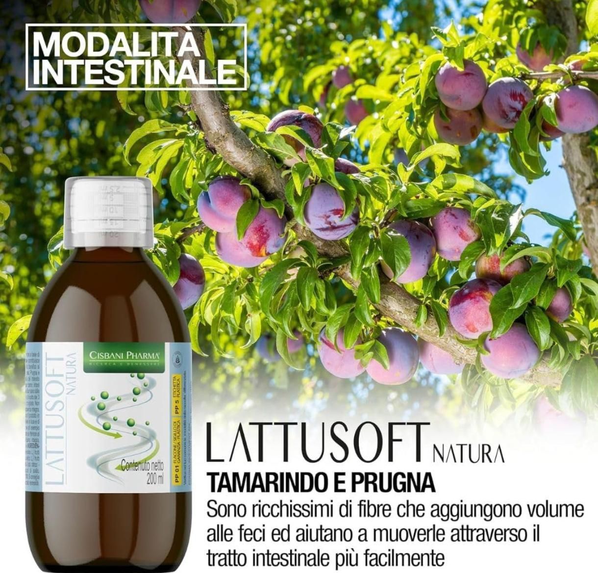 Cisbani Pharma Lattusoft - per la naturale regolarità intestinale.