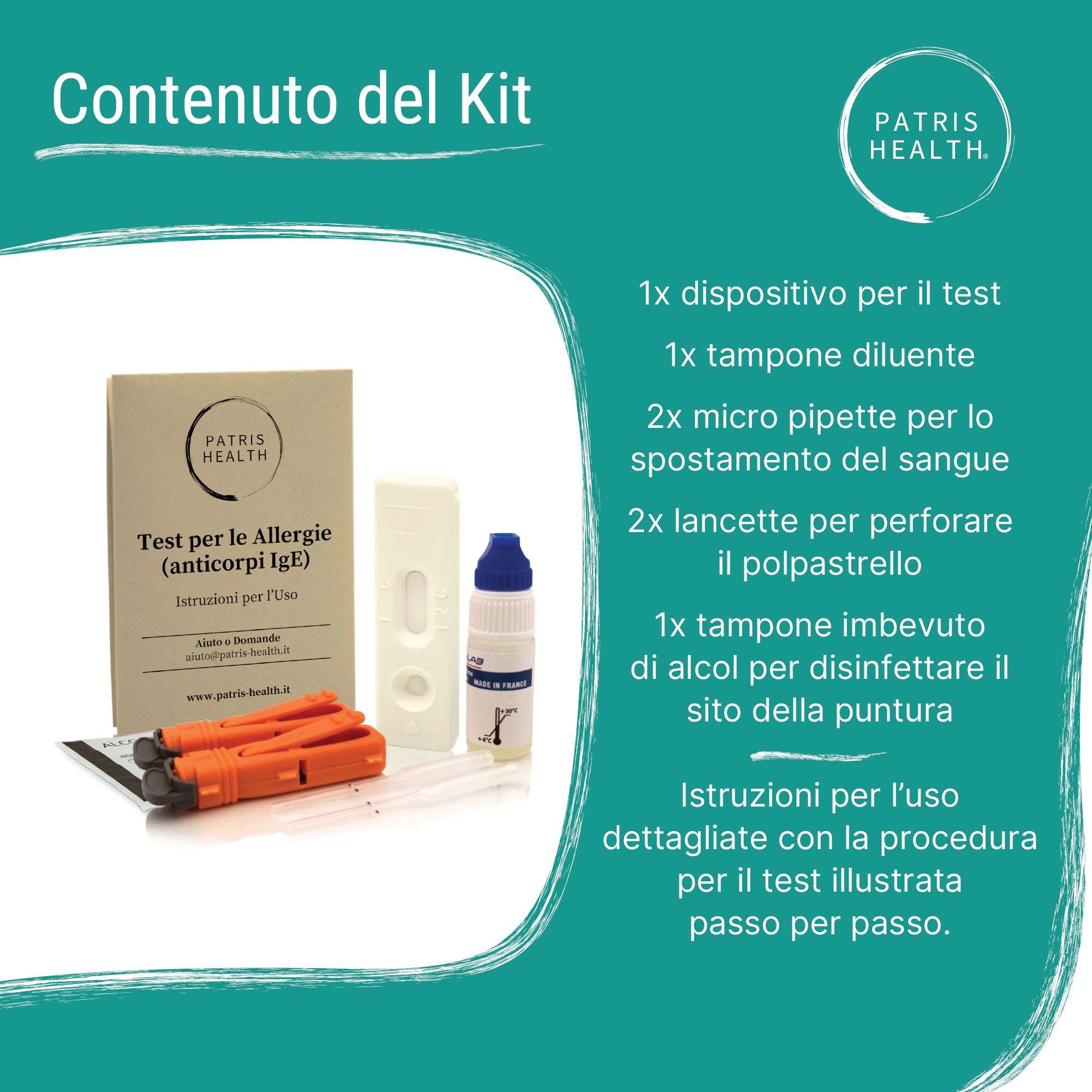 Test per le Allergie (IgE) Patris Health®