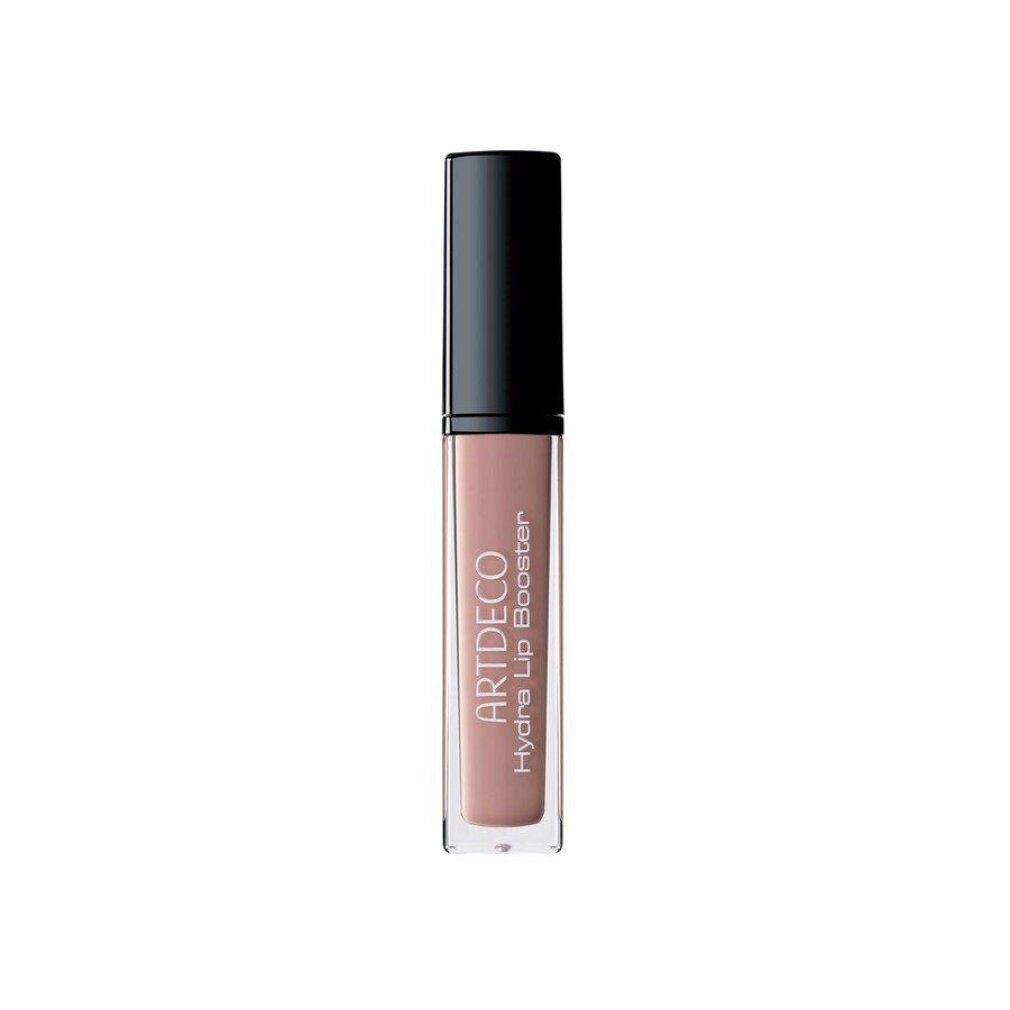 Artdeco Hydra Lip Booster. Tubo trasparente con tappo nero. Testo del prodotto sul tubo.