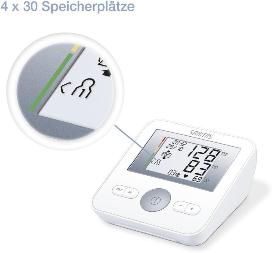 Sanitas SBM 18 Arti superiori Misuratore di pressione sanguigna automatico 4 utente(i)