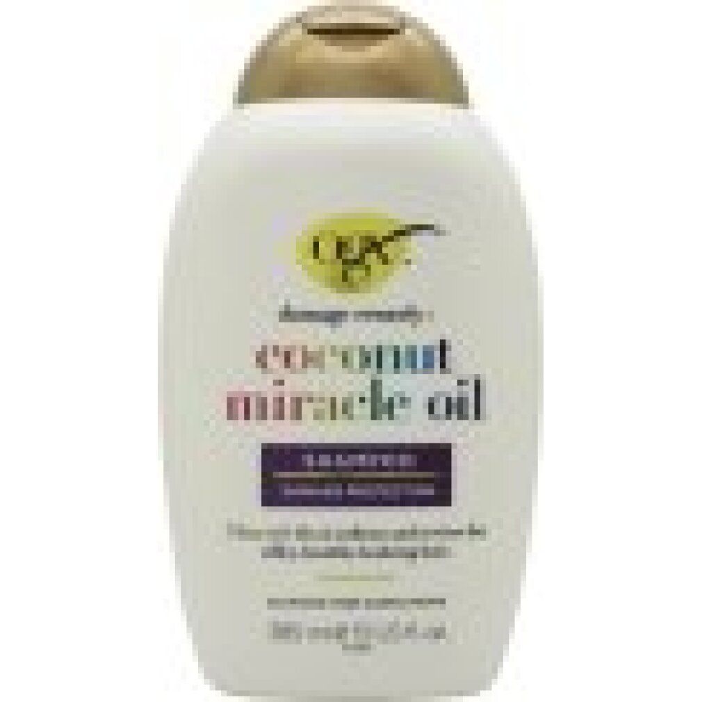 Shampoo Ogx Coconut Miracle Oil, flacone da 385ml.