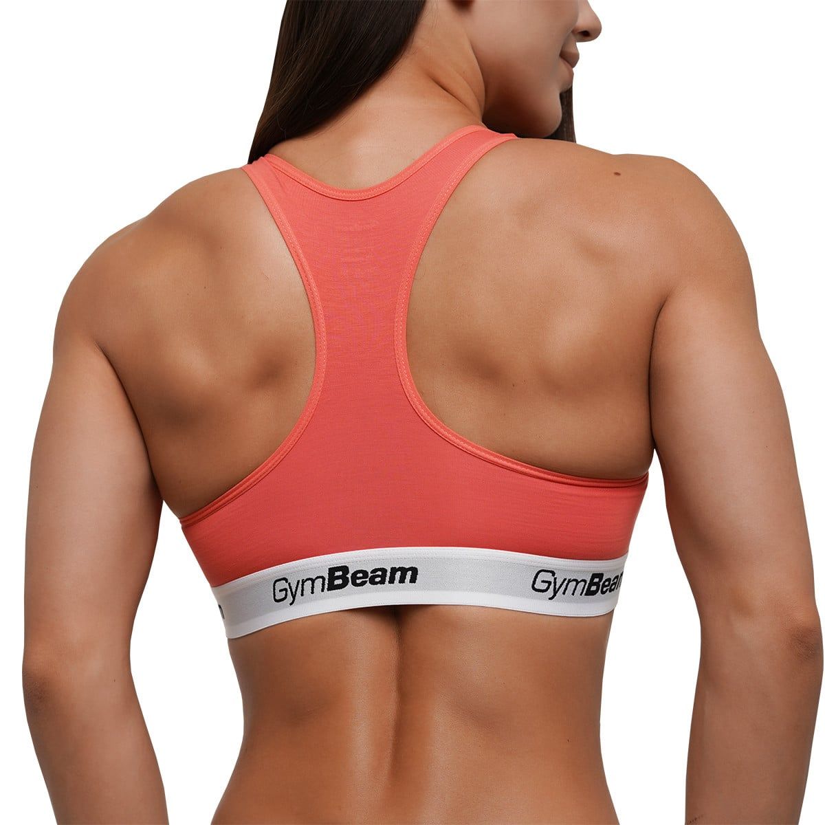 GymBeam Bralette donna con spalline larghe Strawberry Red