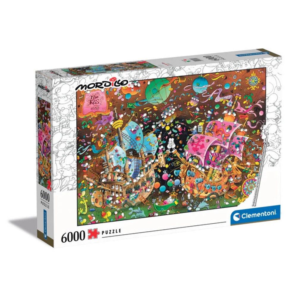clementoni Puzzle Mordillo: Bacio 6000 pezzi