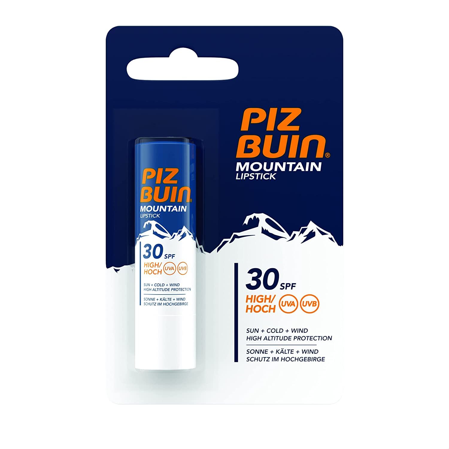 Rossetto di montagna Piz Buin, protezione solare per le labbra SPF 30