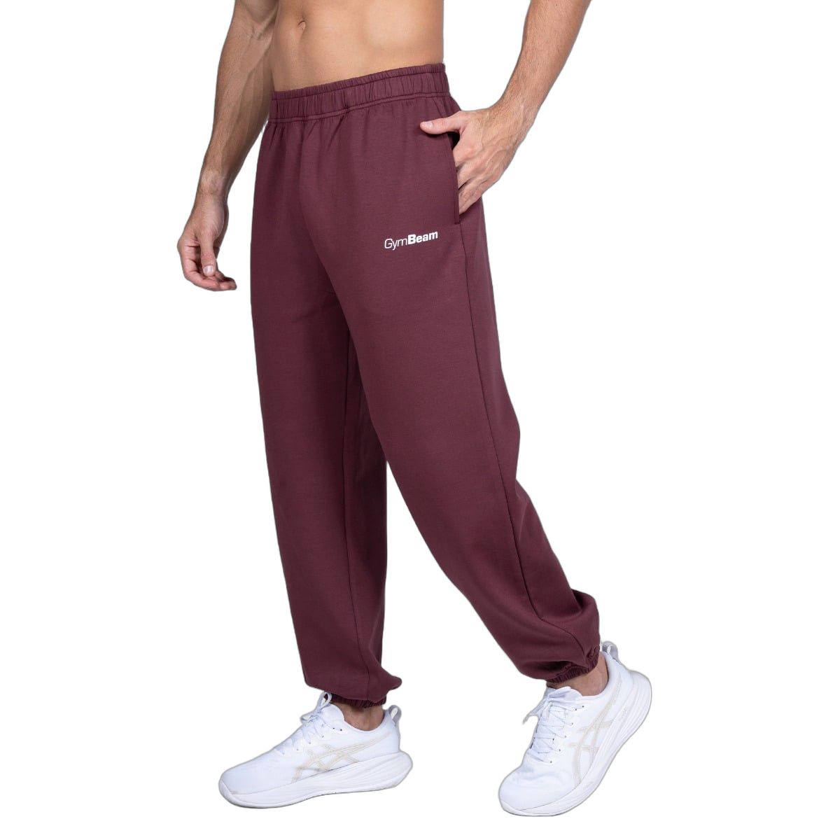 GymBeam Joggers uomo oversize Relay Fig con tasche