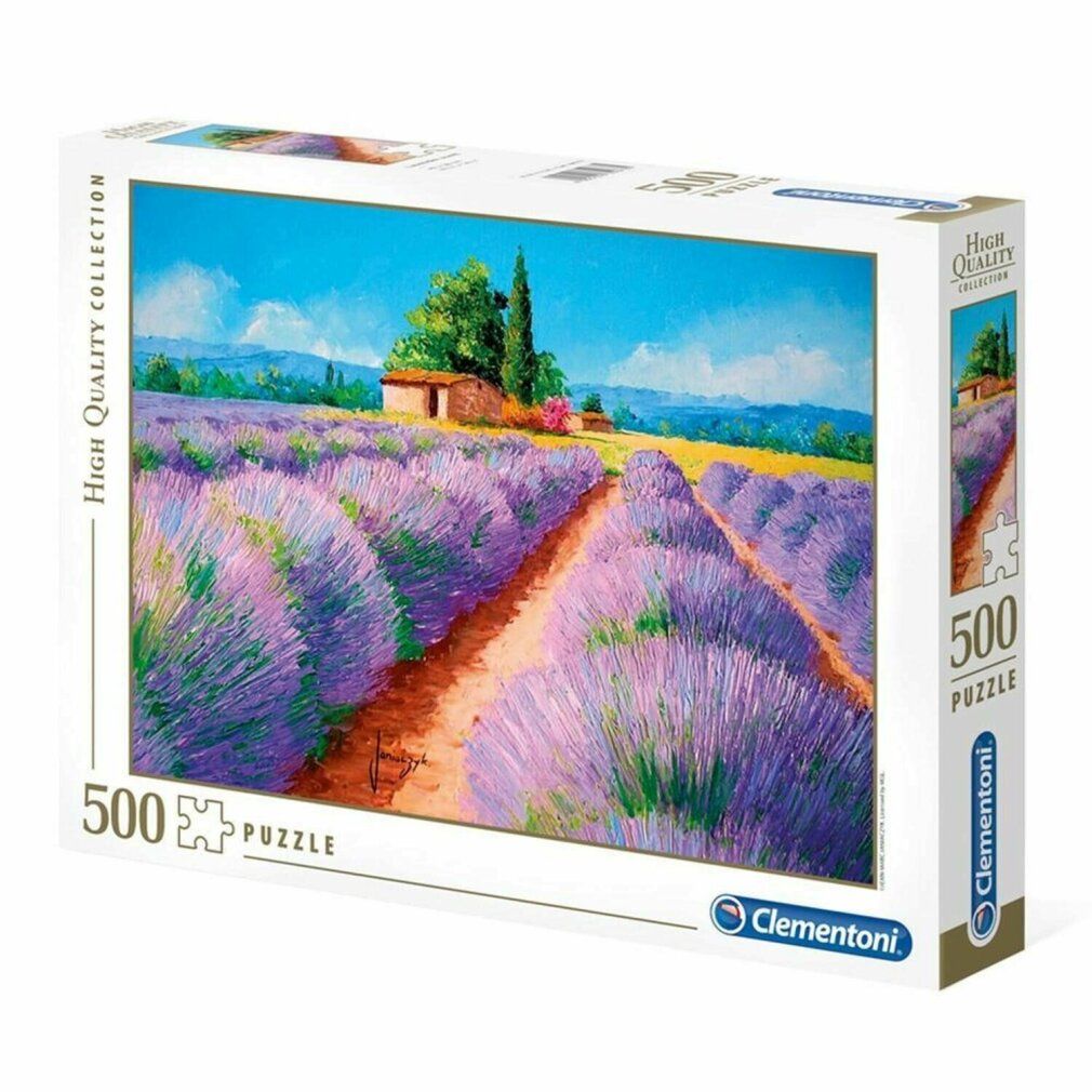 Puzzle Clementoni 500 pezzi Scena di lavanda 35073 X6