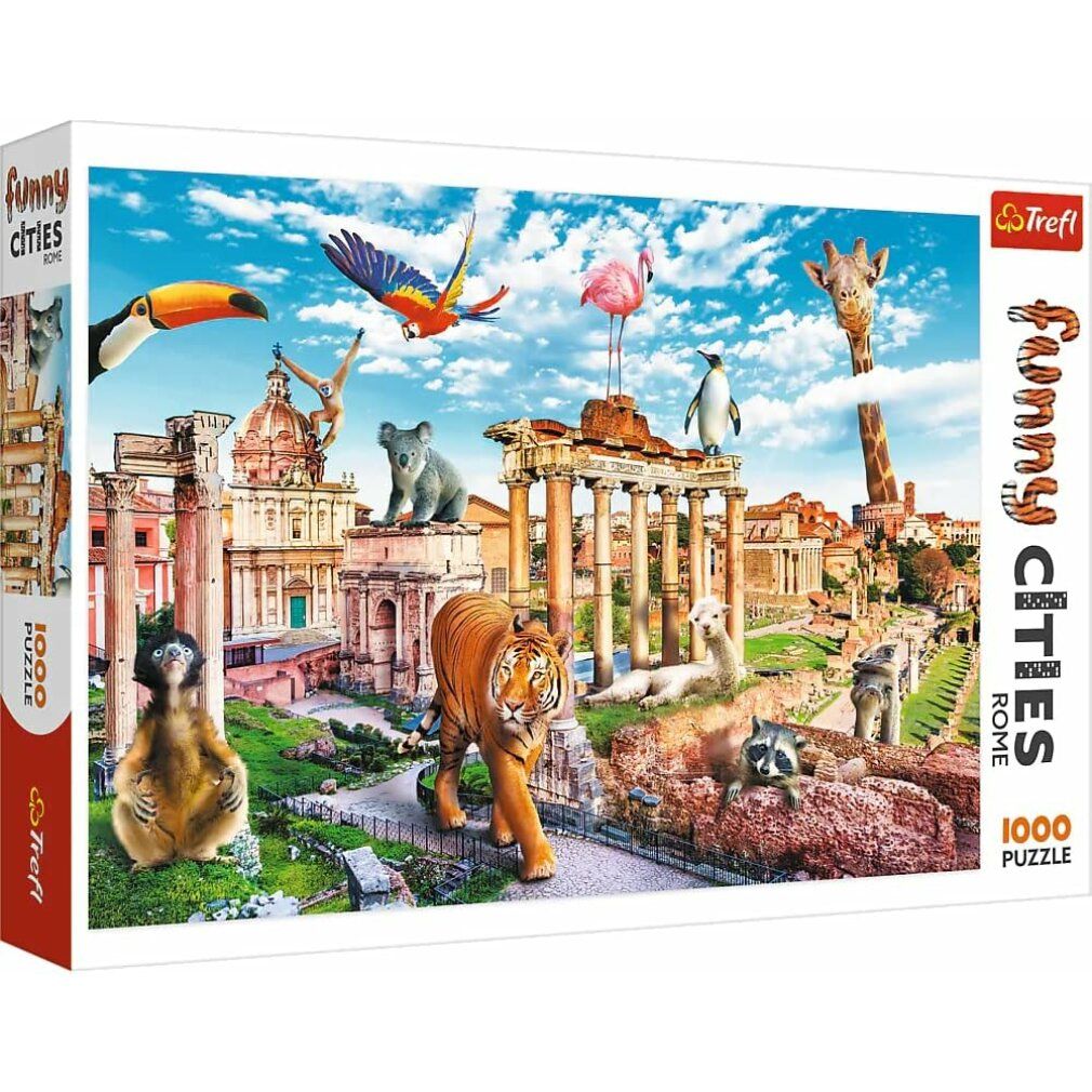 Puzzle trefl Città divertenti: Roma selvaggia 1000 pezzi