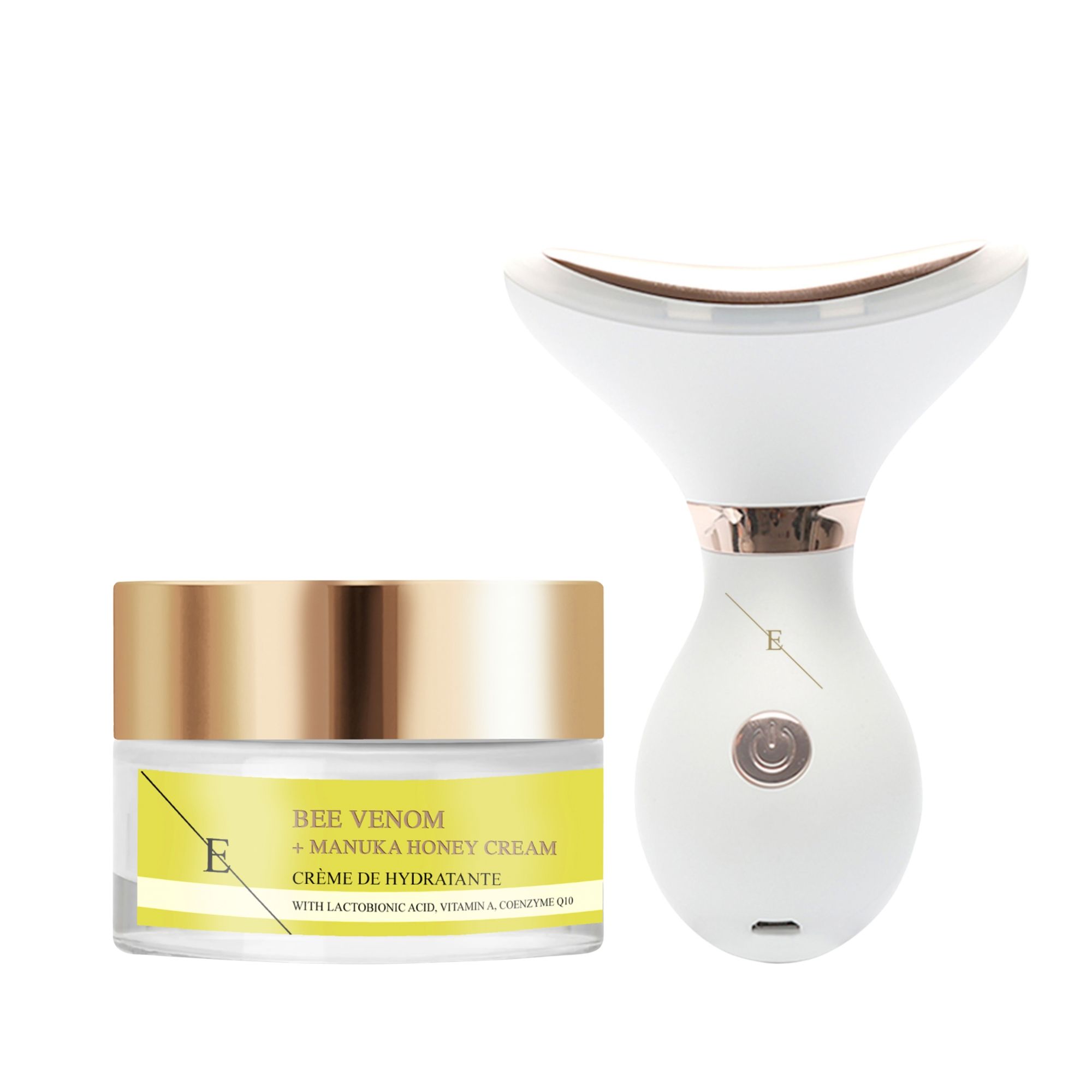 ErthSkin London LED Collo Mandibola Duo Veleno dApi Manuka