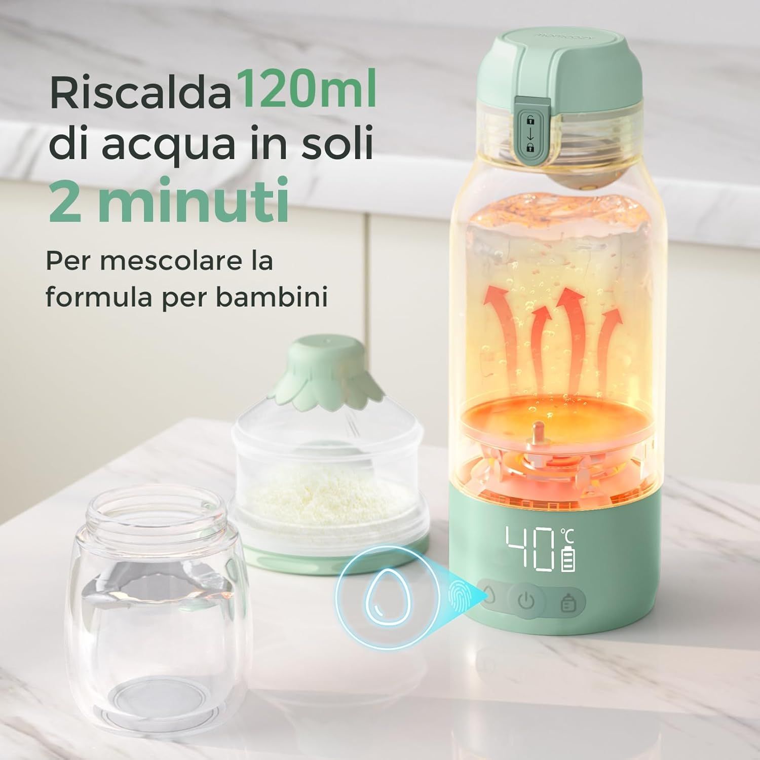 Momcozy MW05 Scaldabiberon Portatile per Bambini