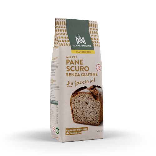 Miscela Pane Scuro Senza Glutine 500g - Molino Merano