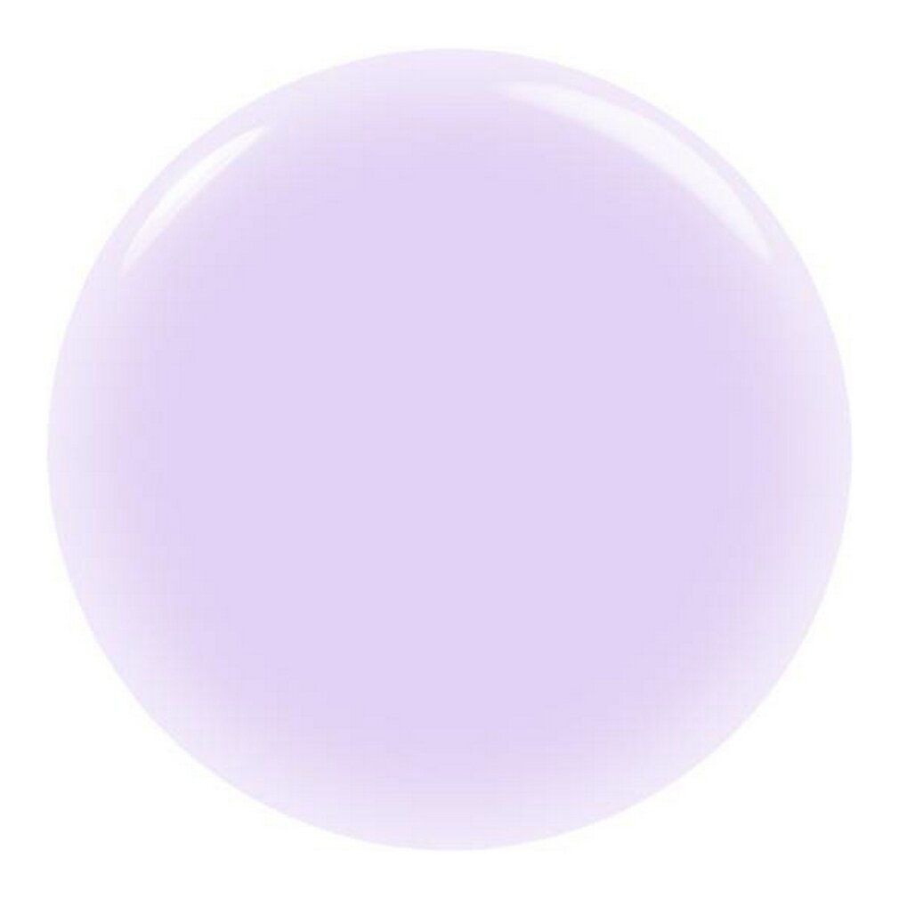 Smalto per unghie viola lucido, di forma circolare. Nessun imballaggio o flacone visibile.