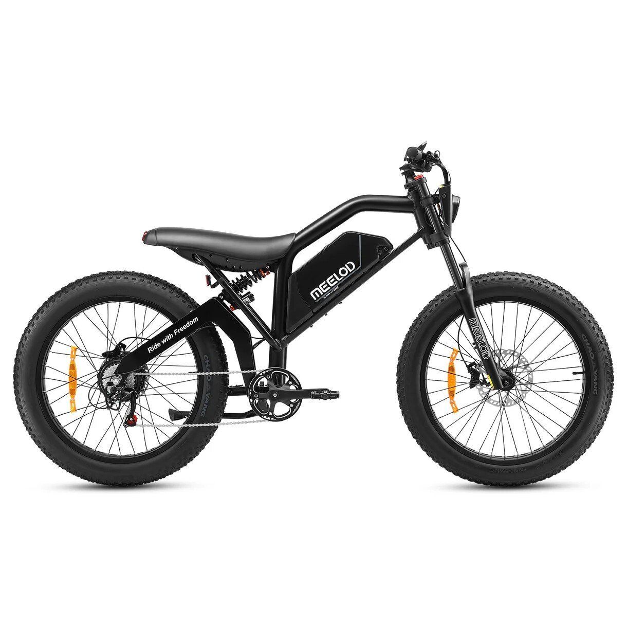 MEELOD XT600 Bicicletta elettrica retrò da 26" per tutti i terreni, 750W 48V 18Ah