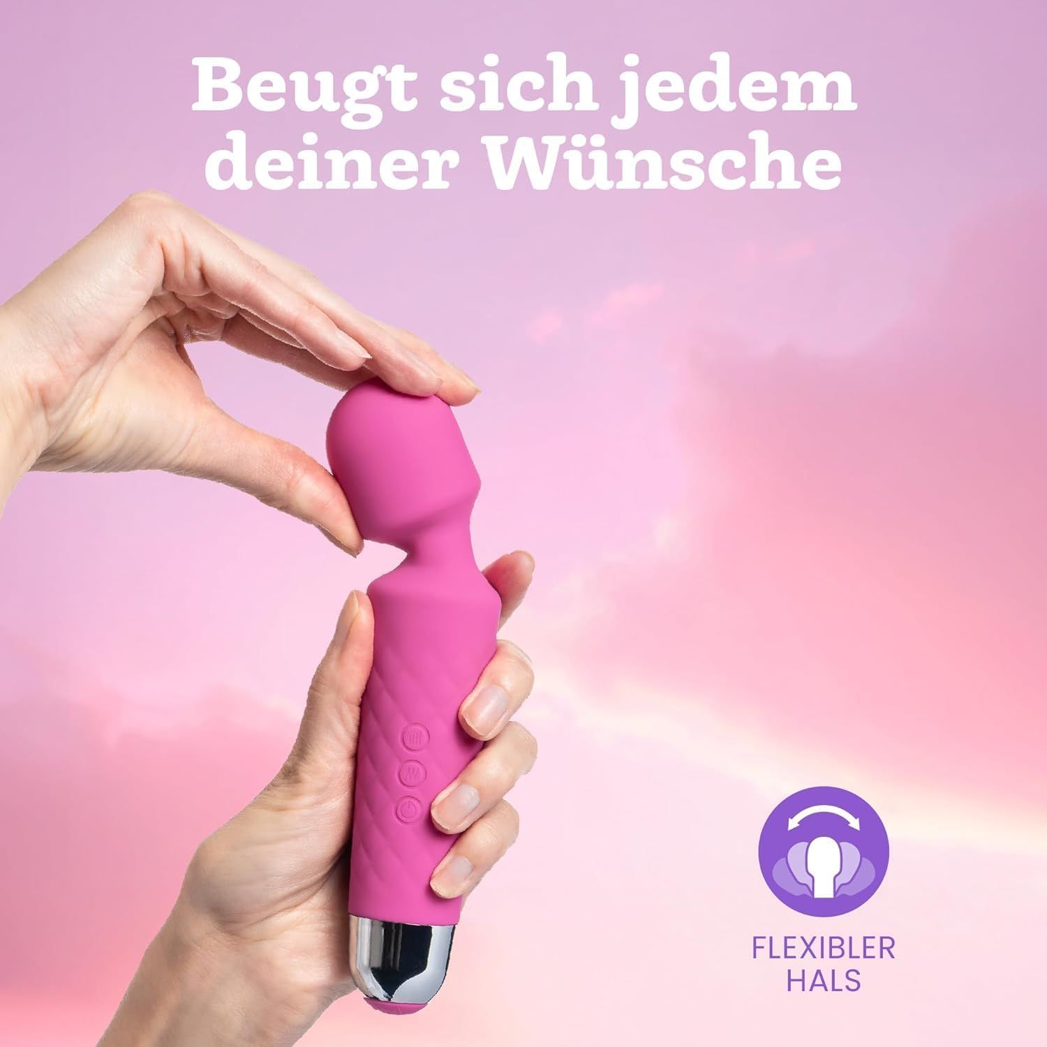 Oliver James Vibratore per donne – Silenzioso e potente, colore rosa